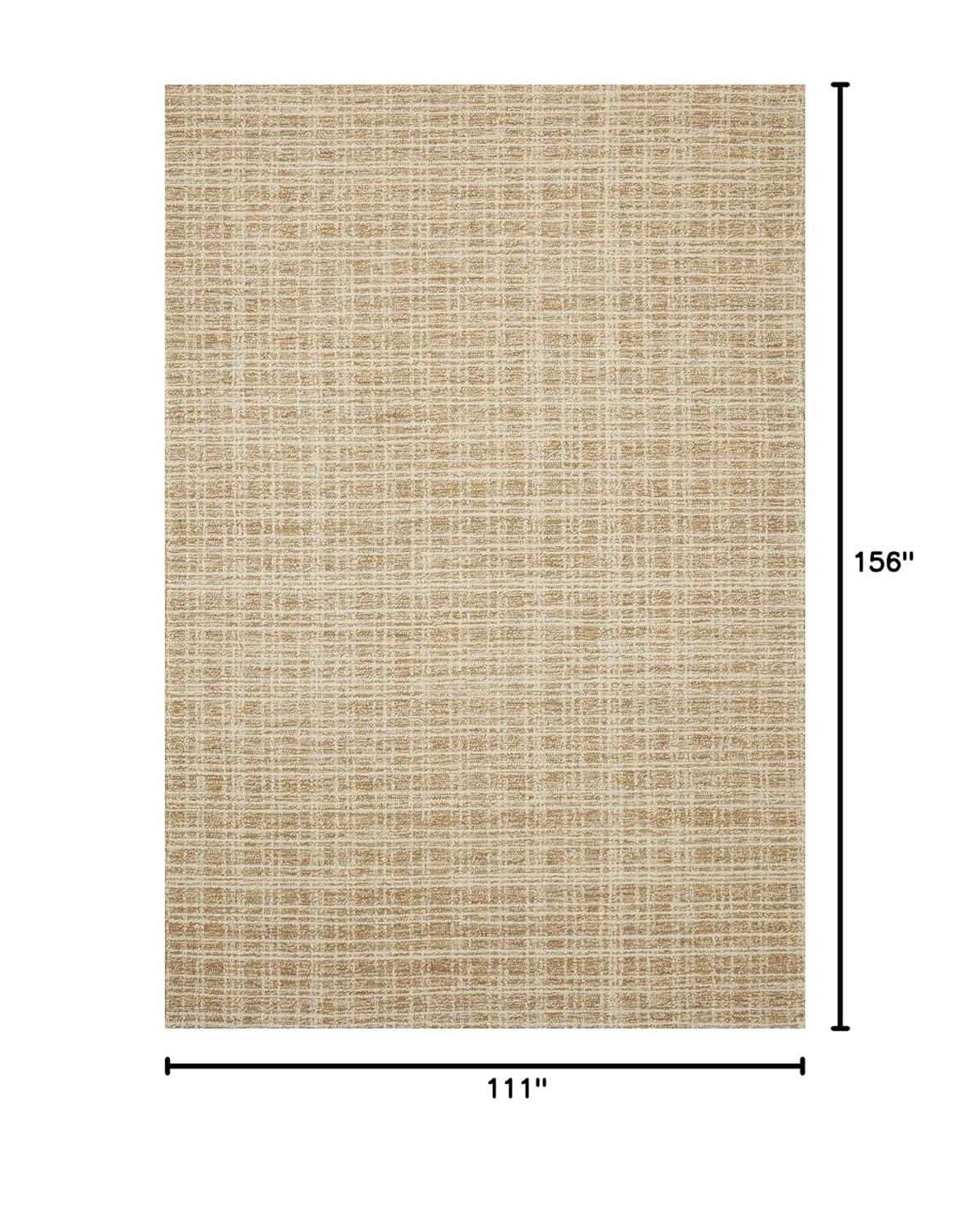 Chris Loves Julia x Loloi Polly Checkered Straw/Ivory Area Rug