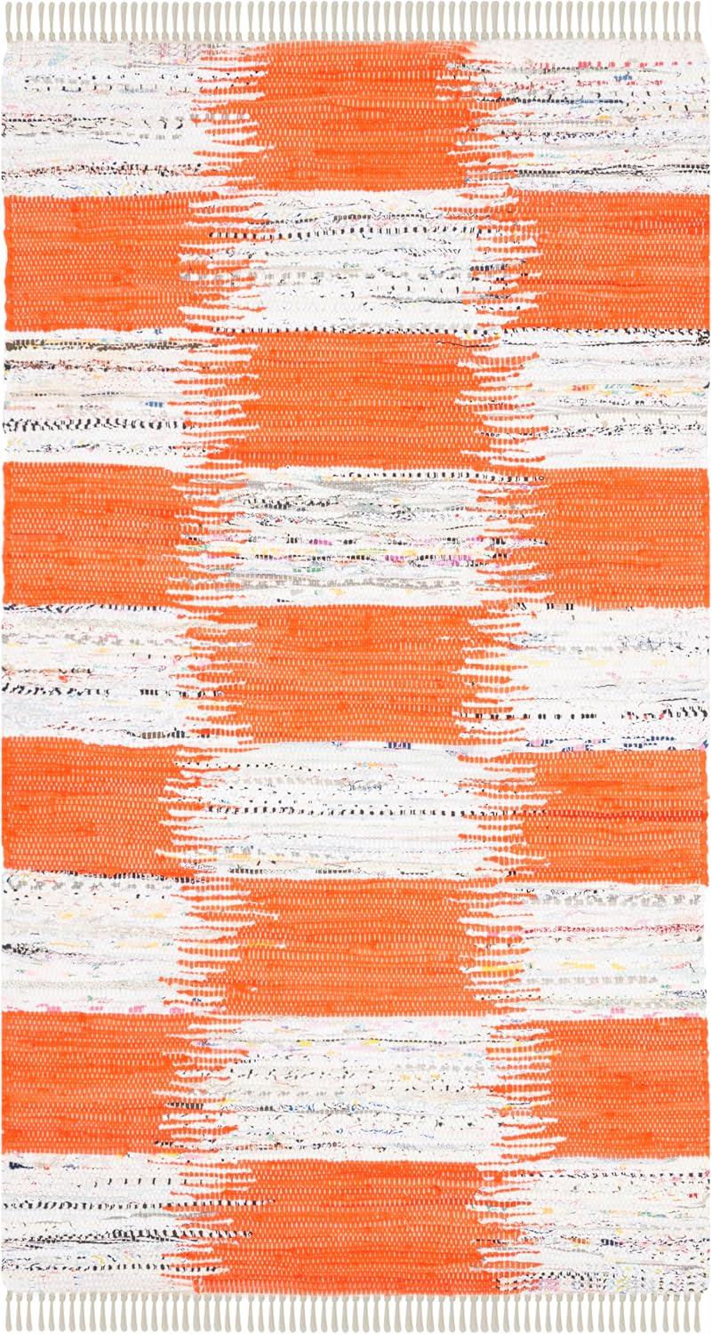 Montauk MTK721 Hand Woven Area Rug - Orange/Multi - 3'x5' - Safavieh.