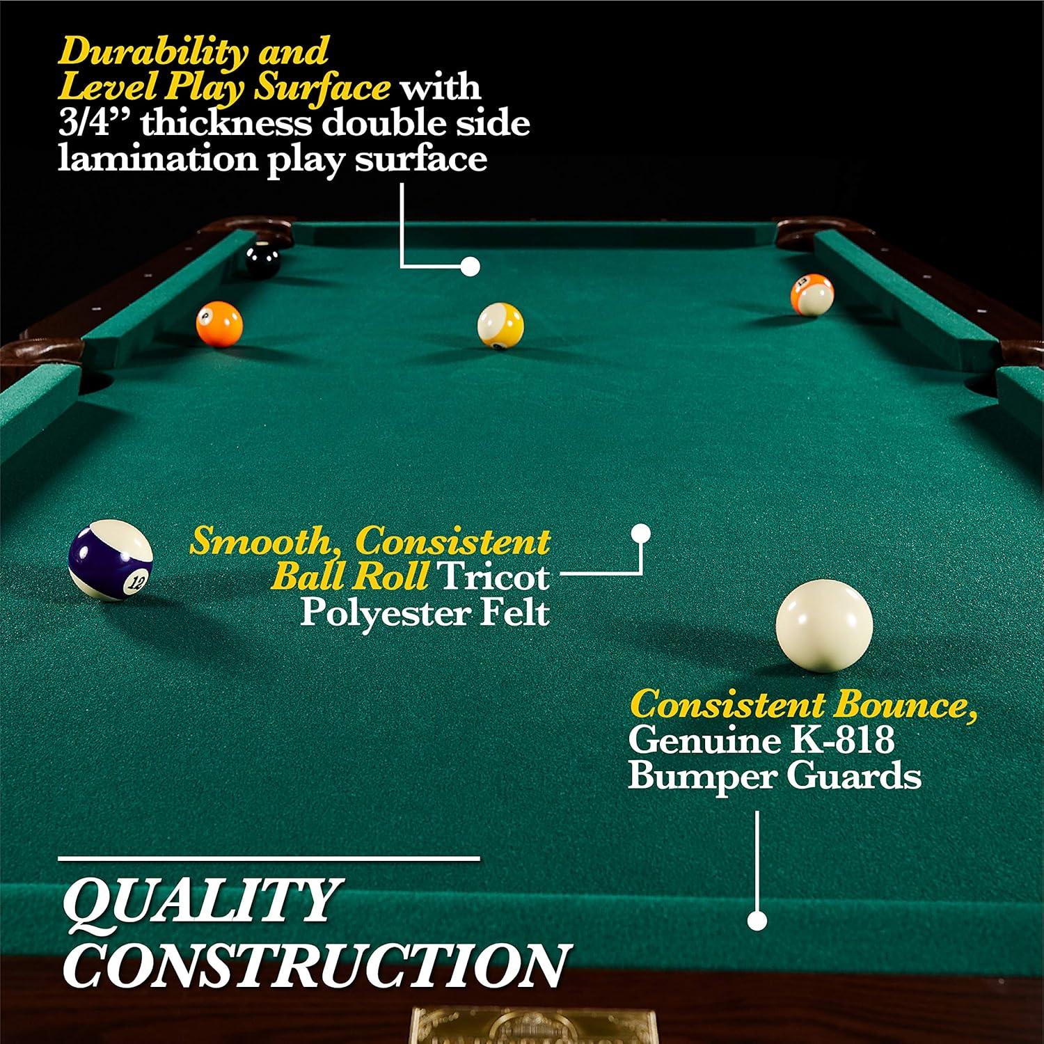 Barrington Billiards Company Barrington Springdale 7.5' Pool Table with Playing Accessories