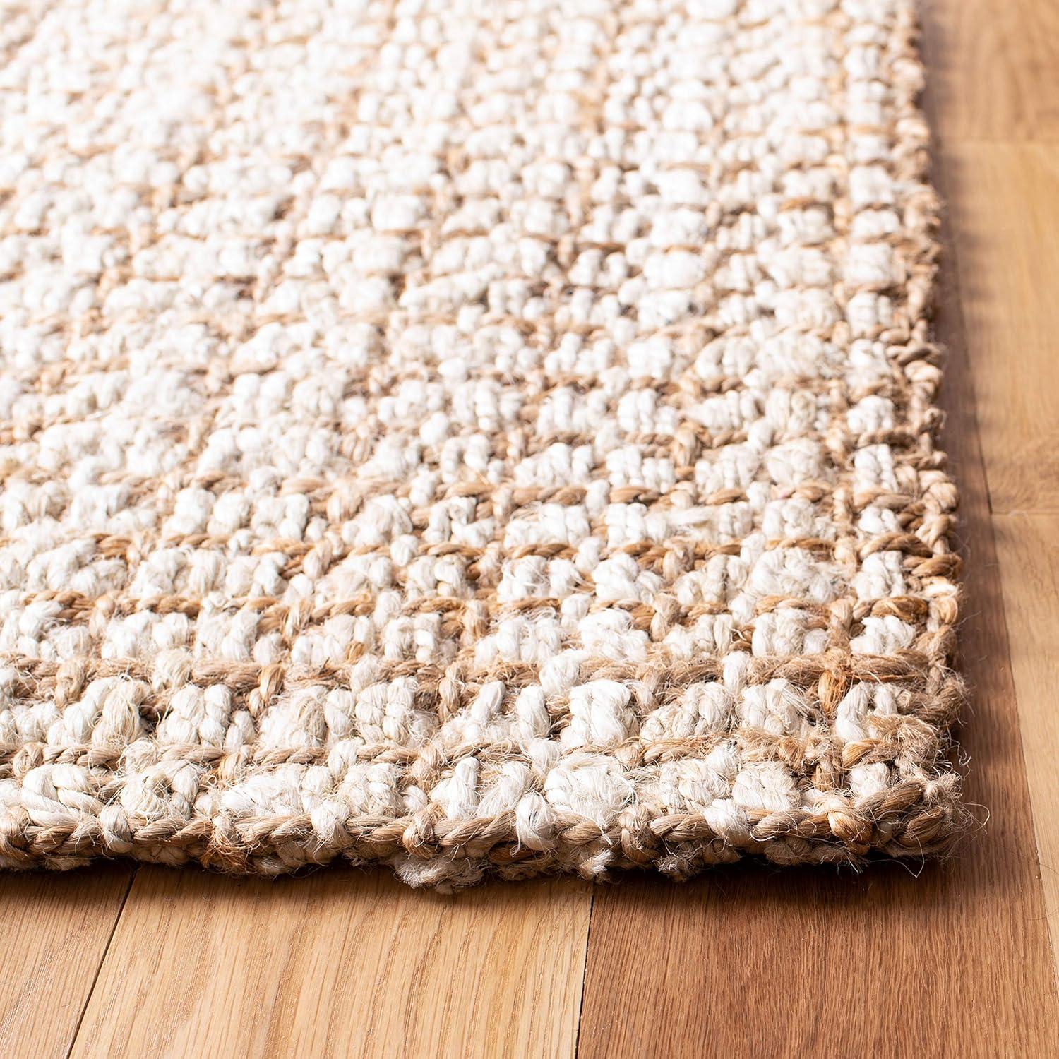 Natural Fiber NF186 Hand Loomed Area Rug - Ivory/Natural - 3'x5' - Safavieh.