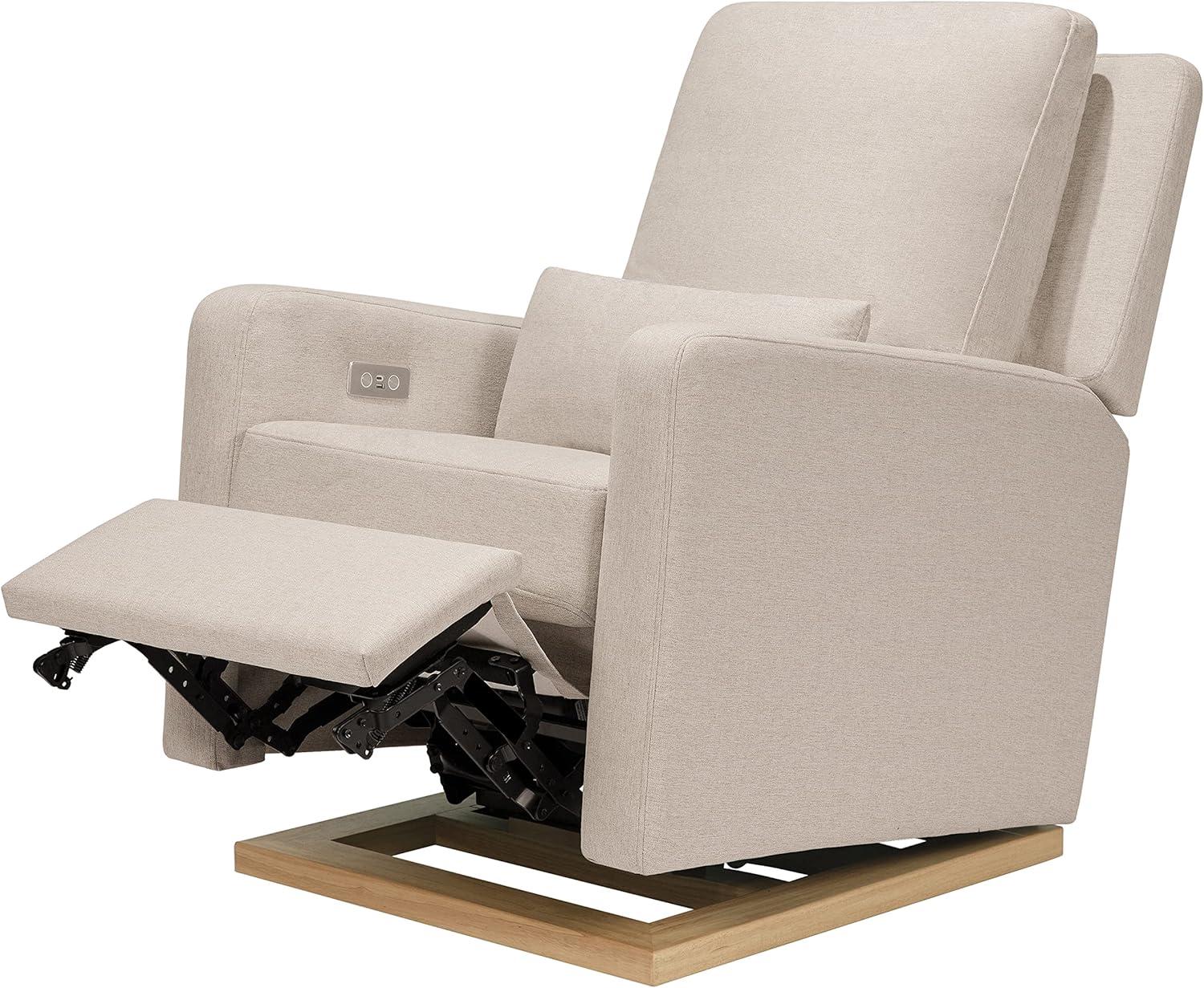 Sigi Electronic Recliner And Glider In Eco-Performance Fabric With USB Port | Water Repellent & Stain Resistant