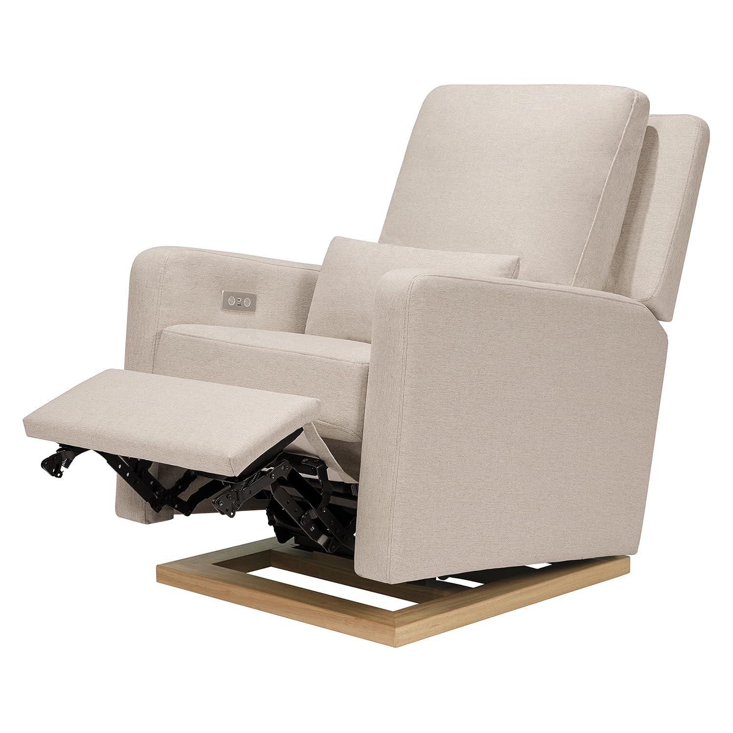 Sigi Electronic Recliner And Glider In Eco-Performance Fabric With USB Port | Water Repellent & Stain Resistant