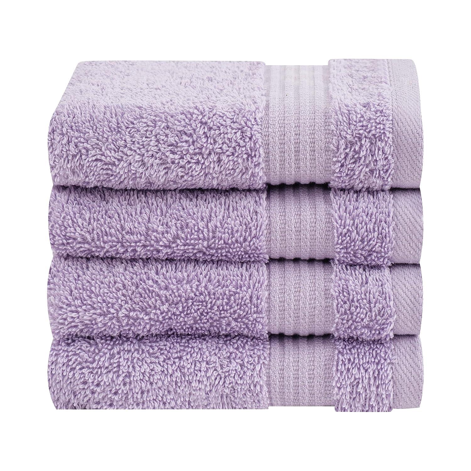 Charlton Home® Darcelle 100% Cotton 4 Piece Turkish Washcloth Set (Set of 4)