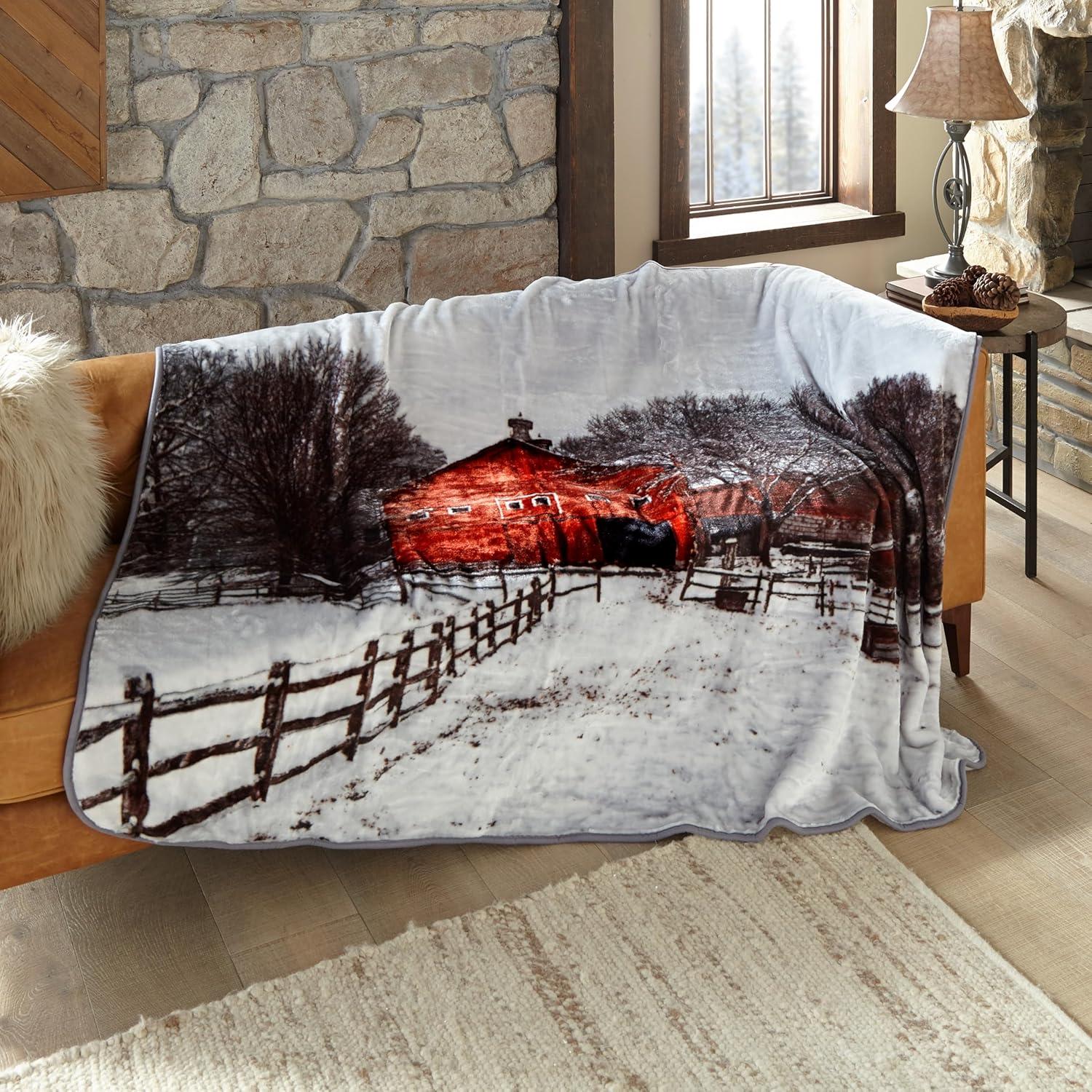 Shavel Home Products High Pile Oversized 60x80 Luxury Throw