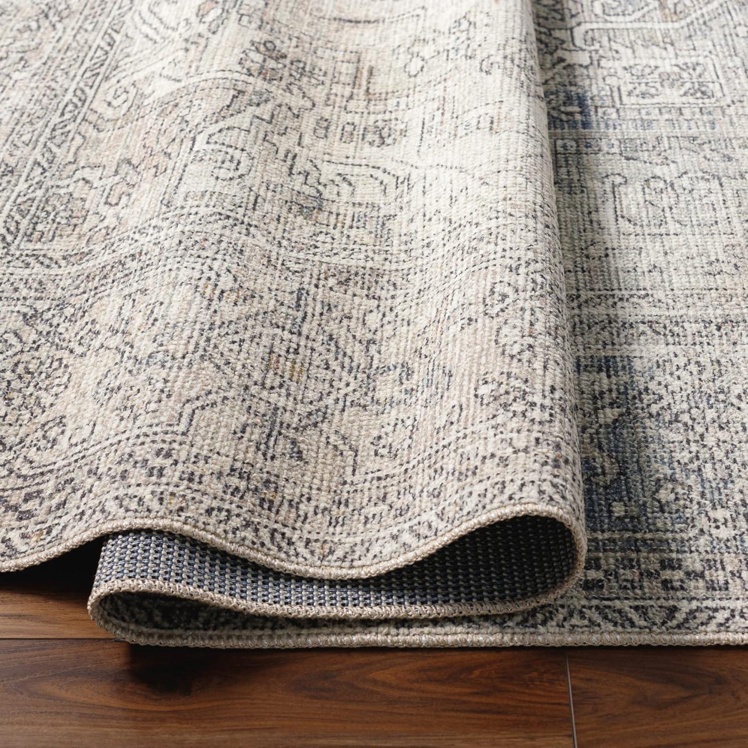 Becki Owens x Livabliss Margot Oriental Light Gray/Beige Area Rug