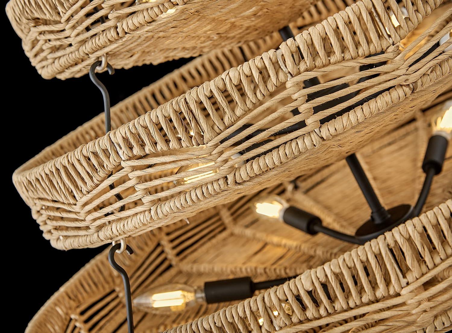 13 - Light Unique Tiered Chandelier