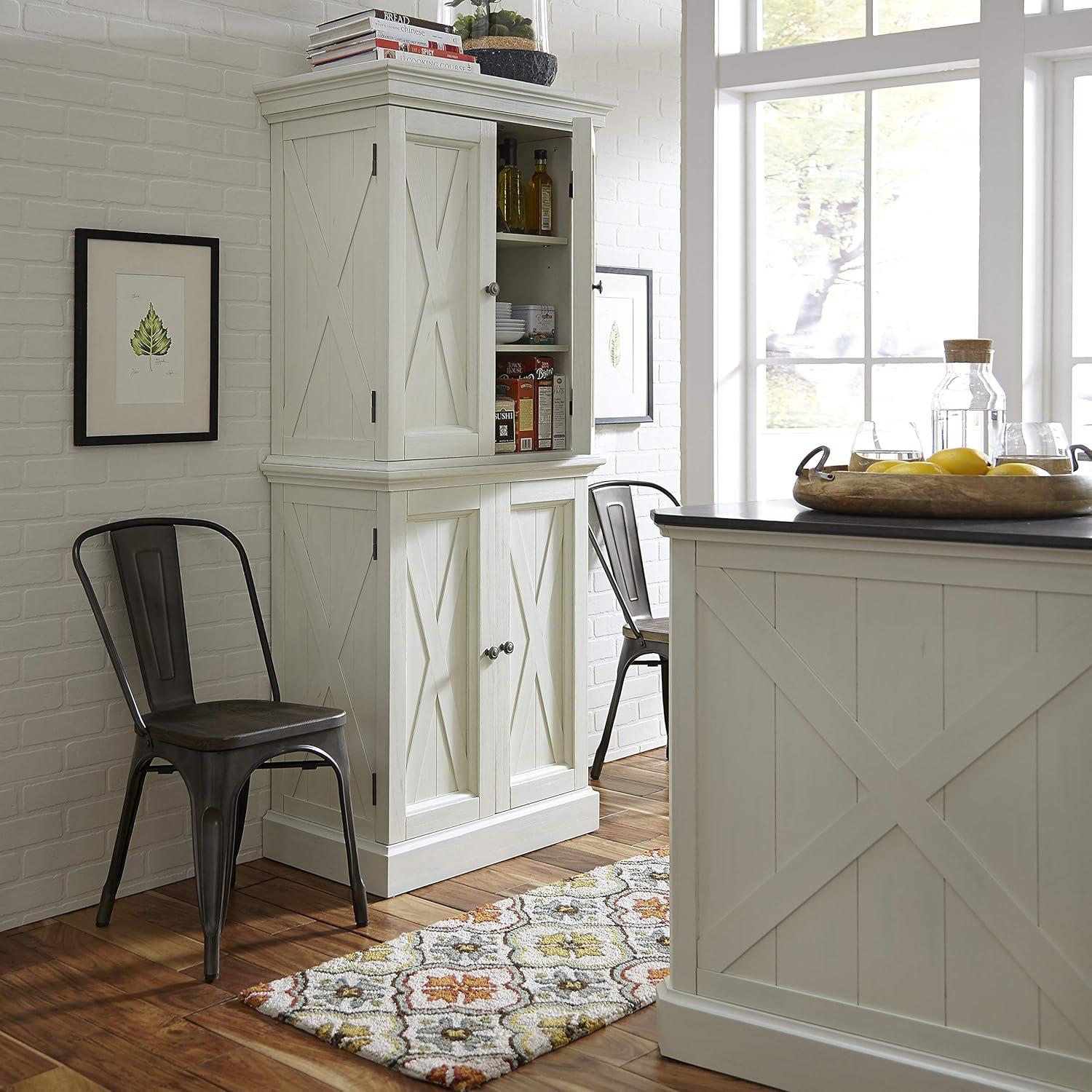 Seaside Lodge Pantry - White - Home Styles