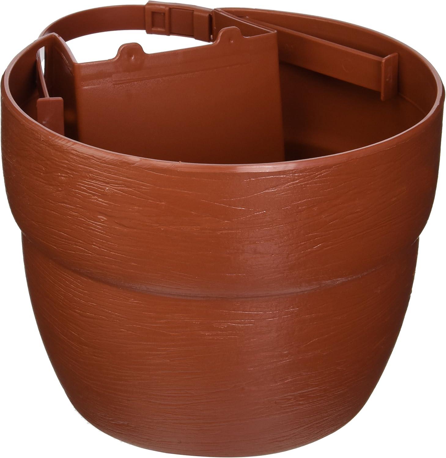 Terracotta Polyethylene Post Planter for Outdoor Spaces