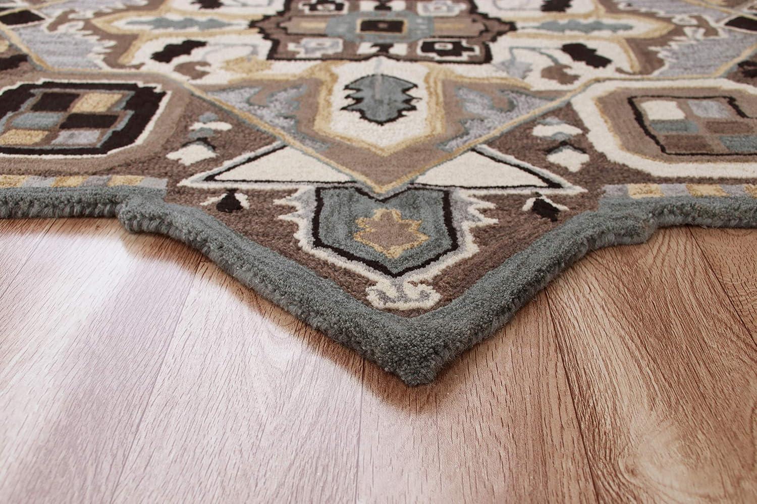 Aco Hand Tufted Southwestern Indoor Rug