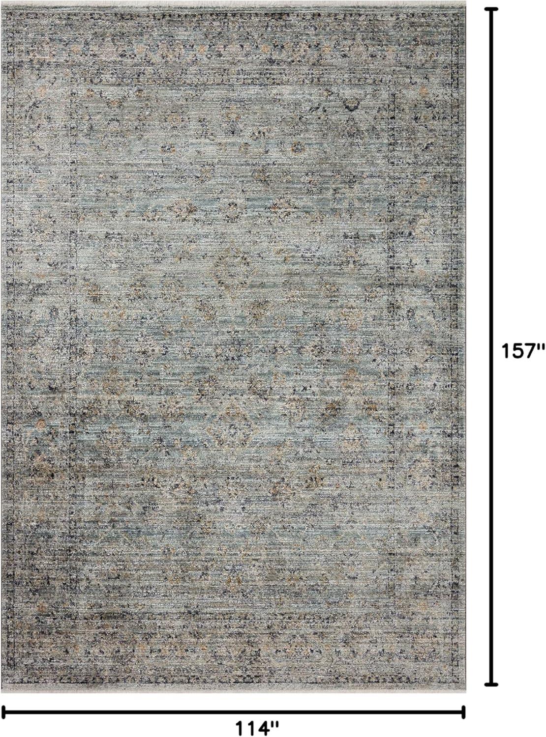 Jean Stoffer x Loloi Katherine Ocean / Gold Area Rug