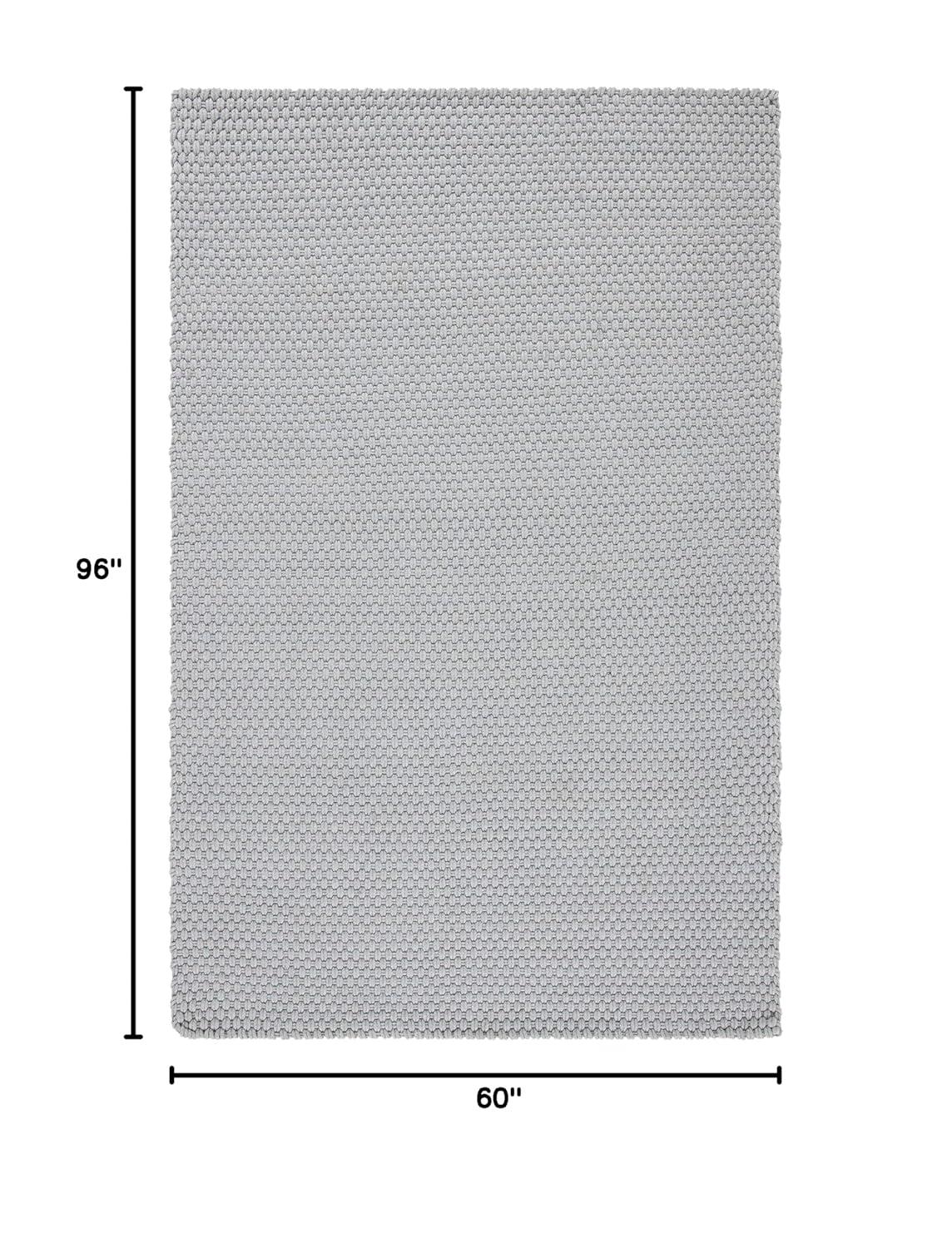 Salem SLM103 Hand Woven Area Rug - Grey - 5'x8' - Safavieh.