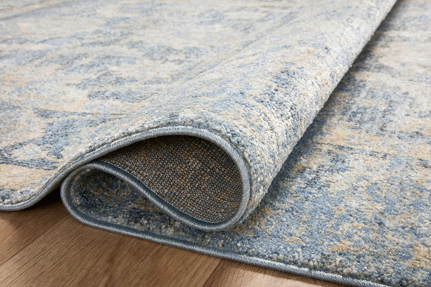 Loloi II Odette Sky / Beige 5'-3" x 7'-9" Area Rug