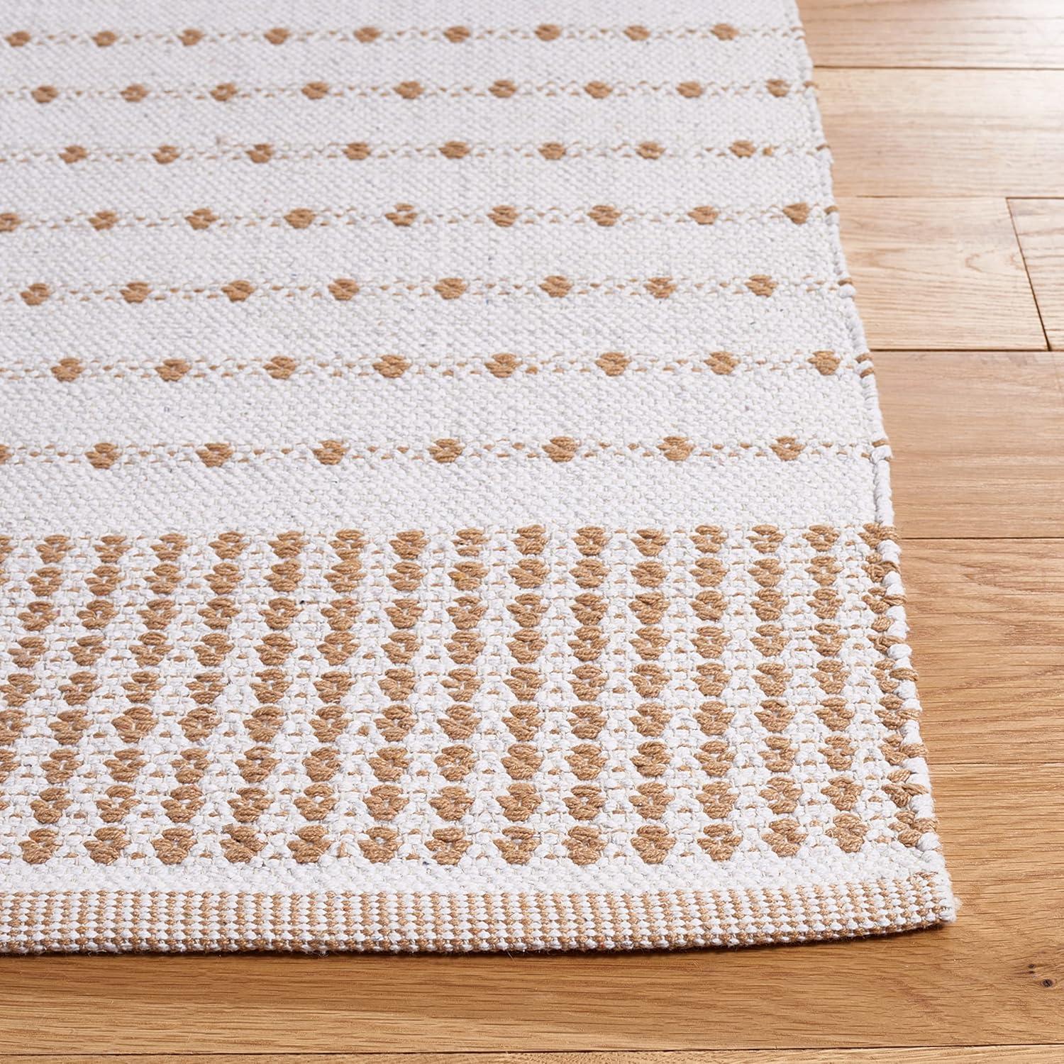 Montauk MTK714 Hand Woven, Flat Weave Indoor Accent Rug - Beige/Ivory - 3'x5' - Safavieh