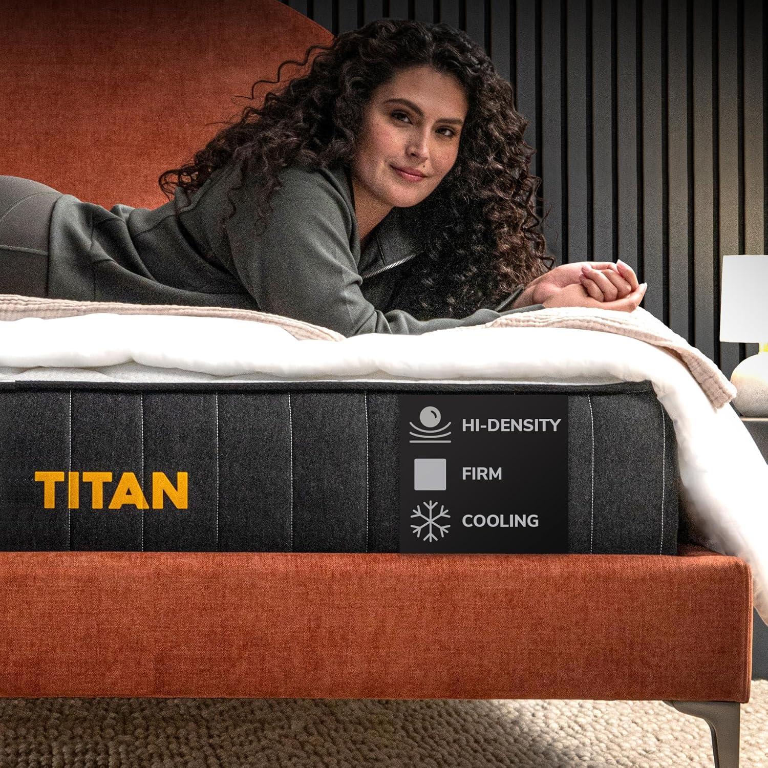 Brooklyn Bedding Titan 11" Hybrid for Plus Size Sleepers with Cooling Cover