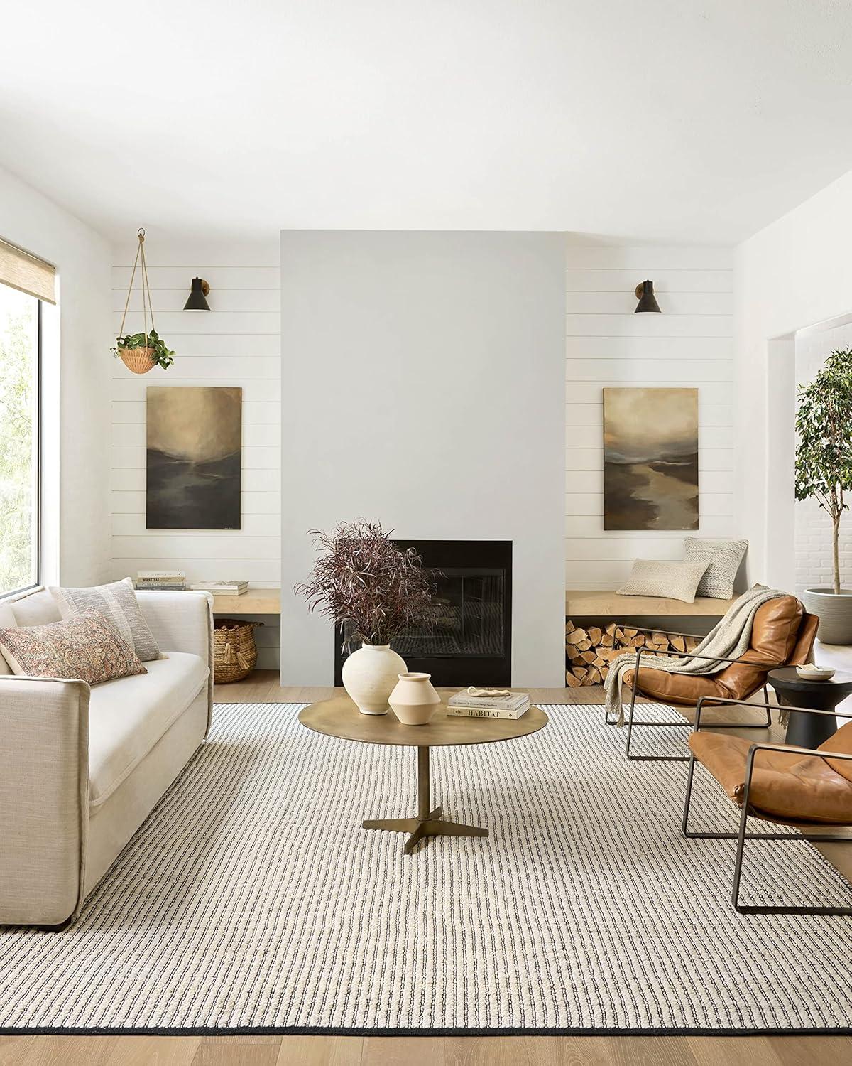 Angela Rose x Loloi Angela Rose x Loloi Colton Ivory / Black Area Rug
