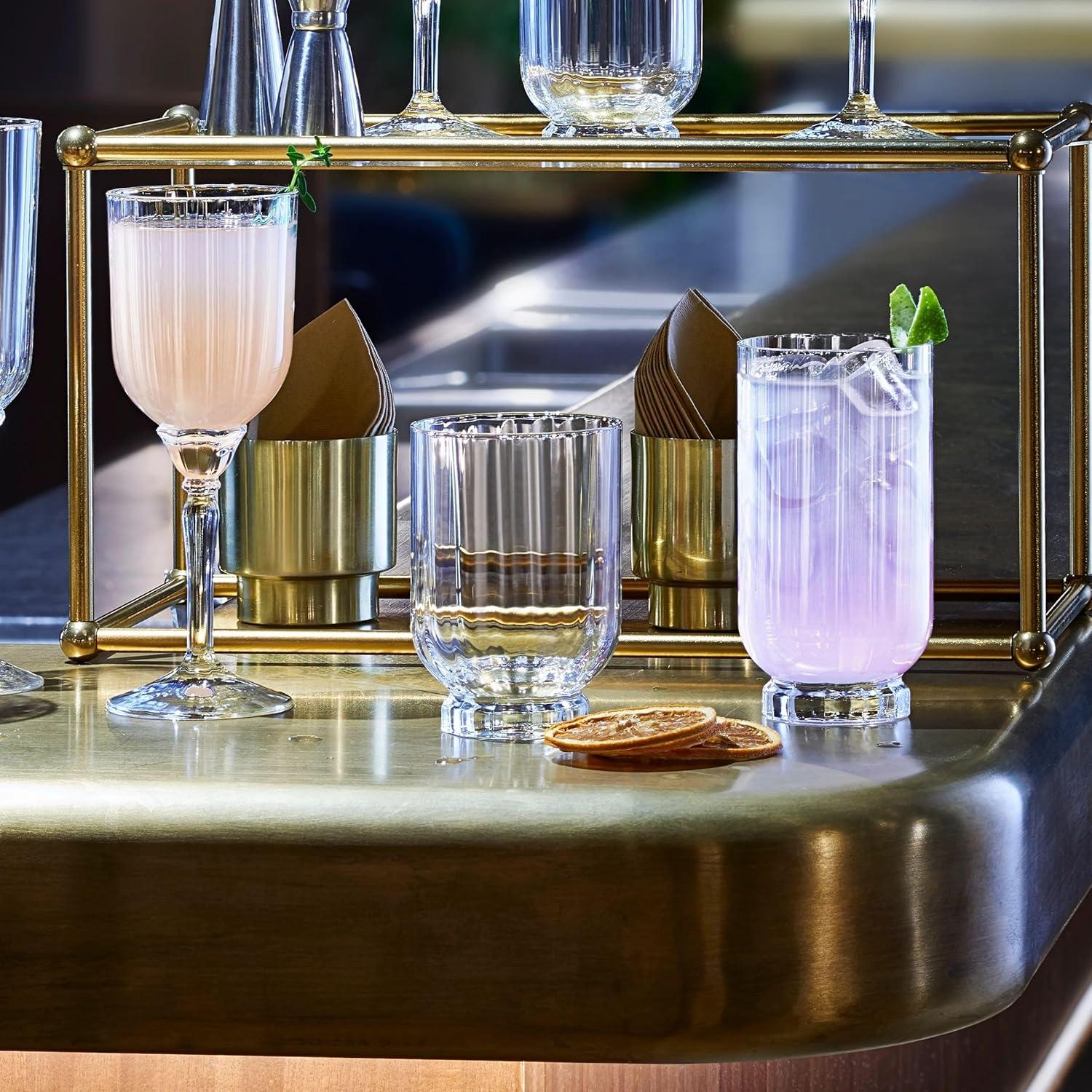 Bormioli Rocco Florian 12.6oz. Drinking Glass Set (Set of 4)