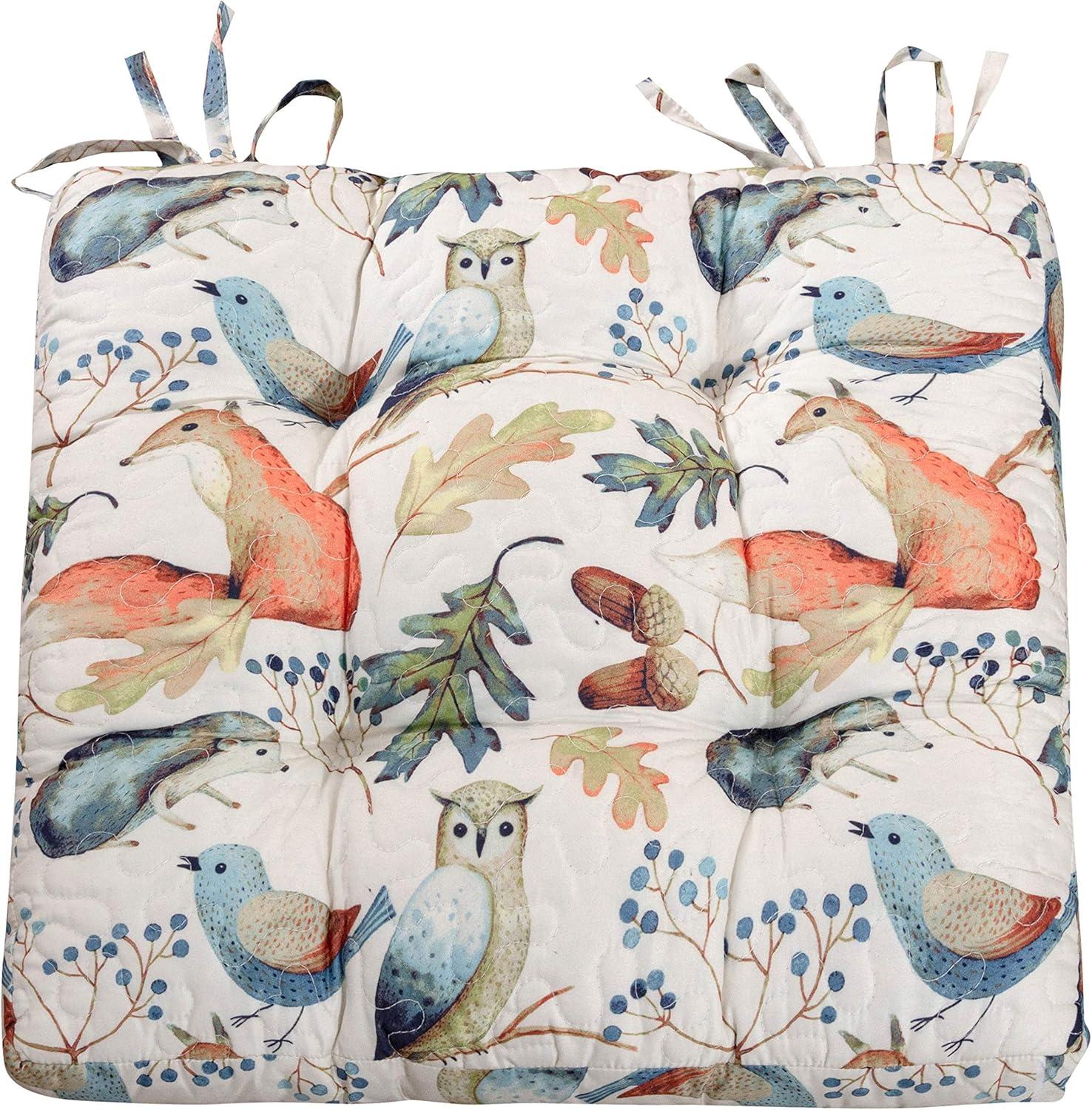 Barefoot Bungalow Quilted Reversible Indoor Chair Pad Cushion