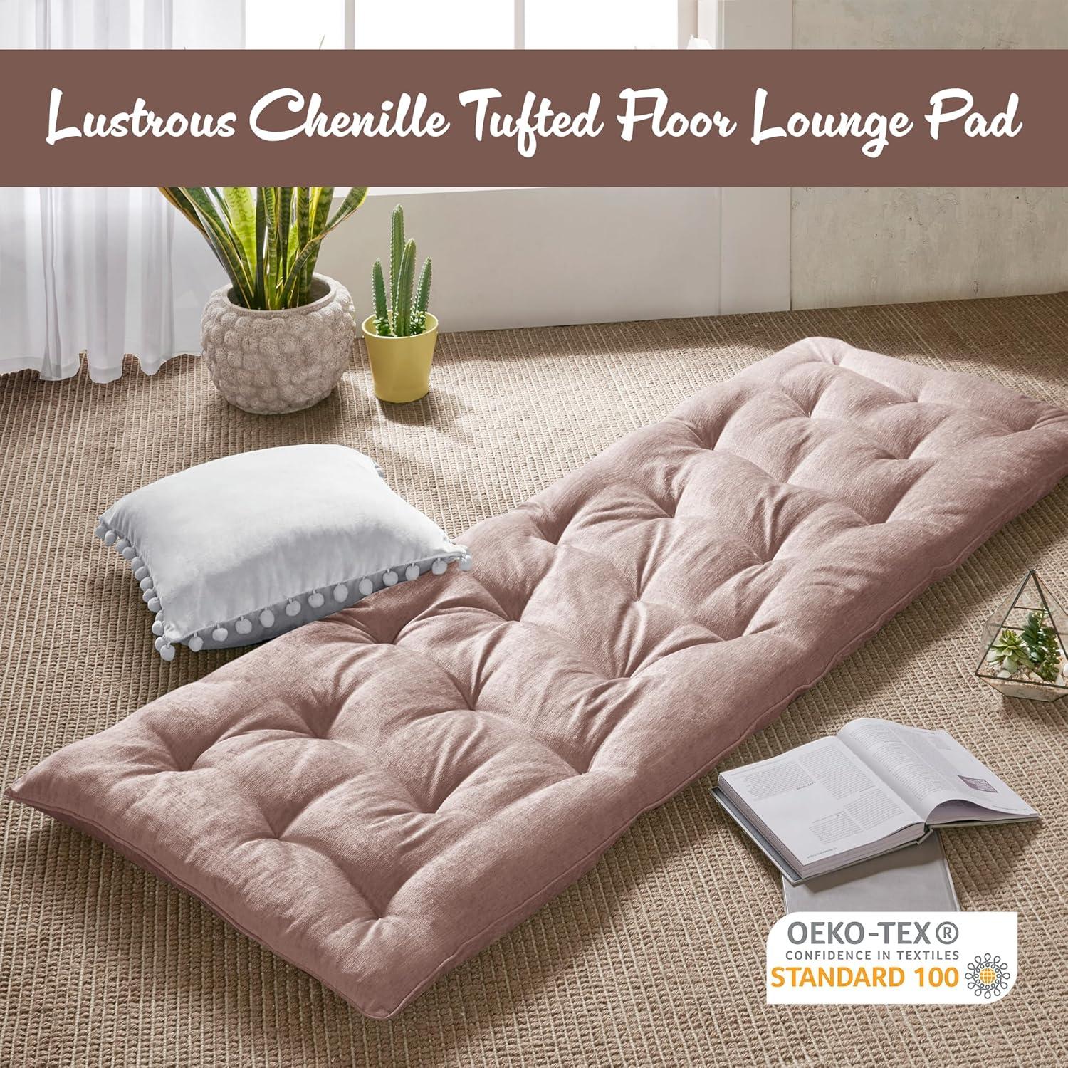 Edelia Poly Chenille Lounge Floor Pillow Cushion