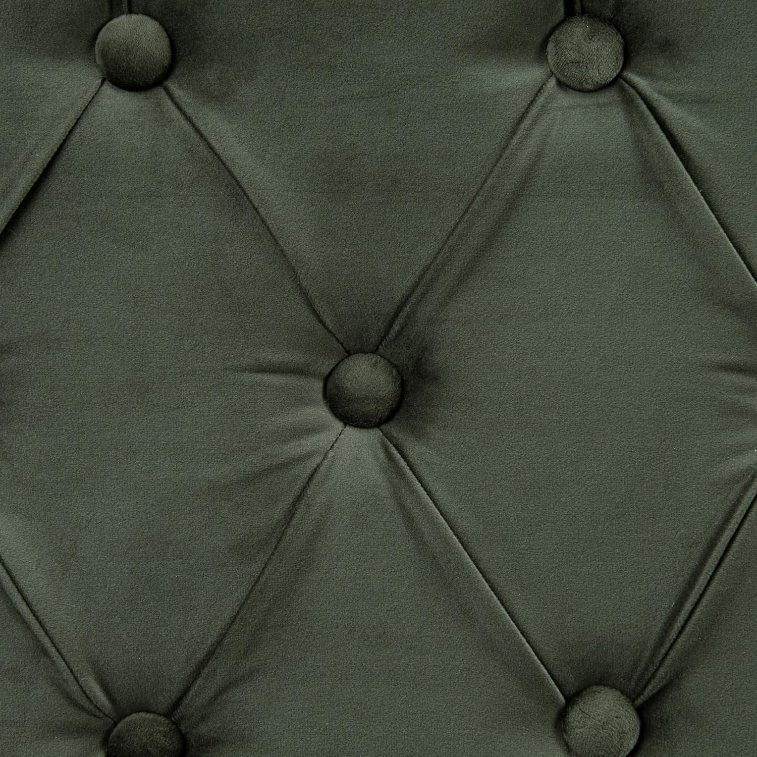 HomePop Velvet Upholstered Storage Bench