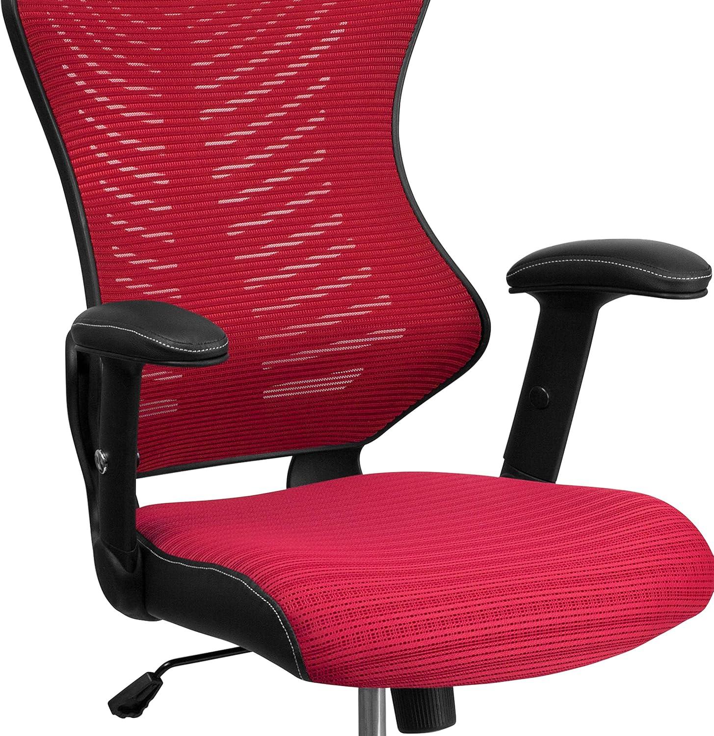 Flash Furniture High Back Designer Mesh Executive Swivel Ergonomic Office Chair with Adjustable Arms