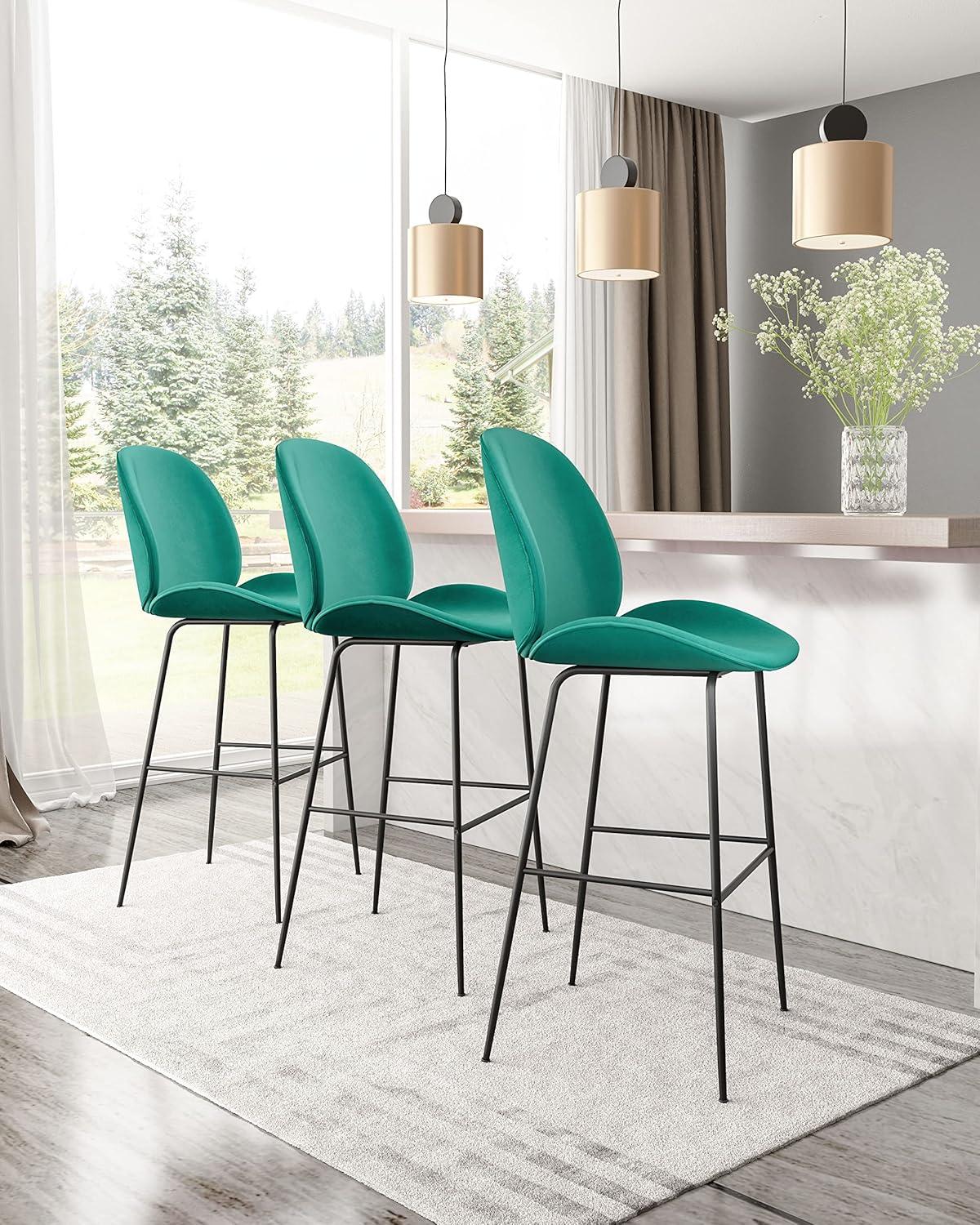 Zuo Miles Barstool Green