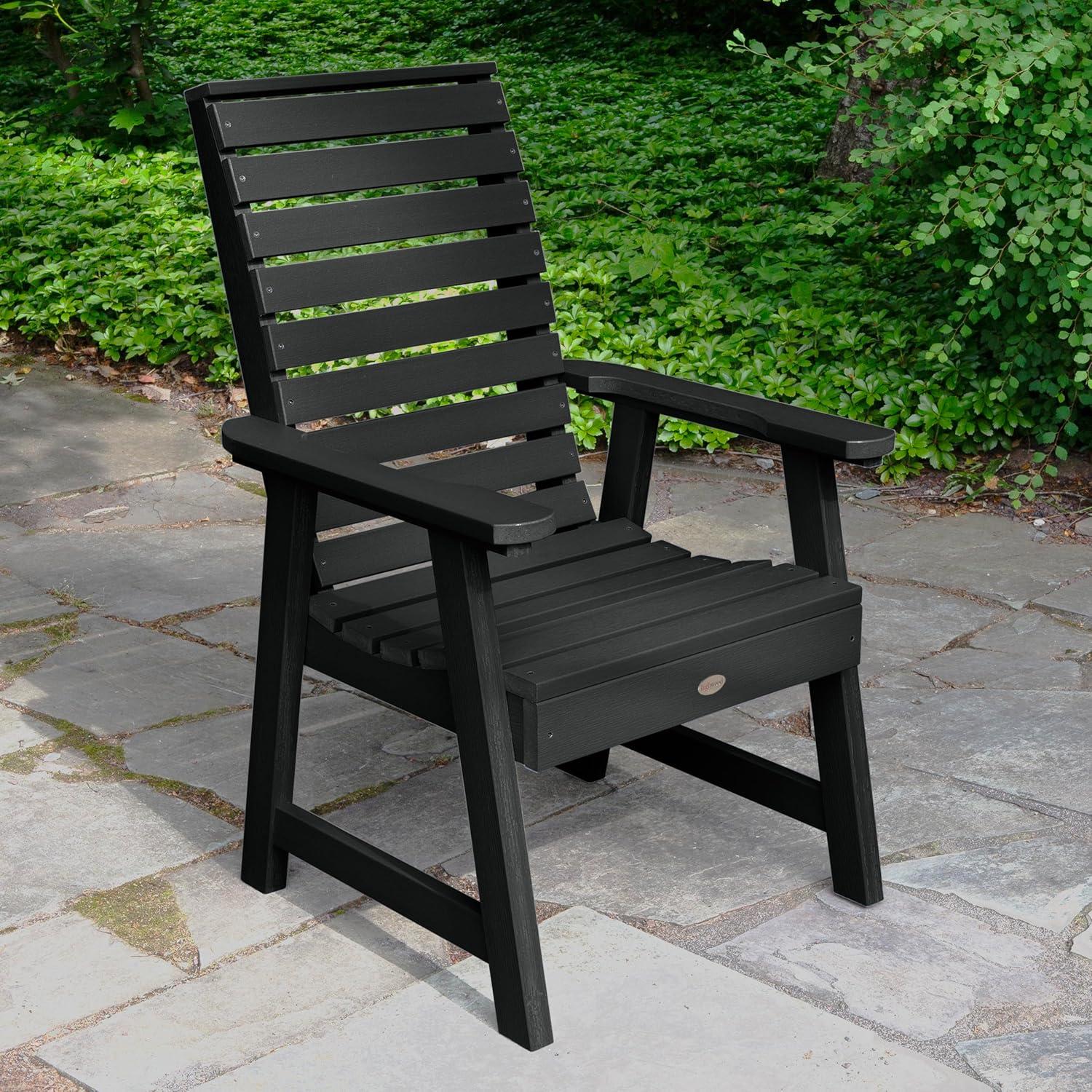 Highwood Weatherly Dining Chair - Dining Height, Outdoor, Eco-friendly, Synthetic Wood