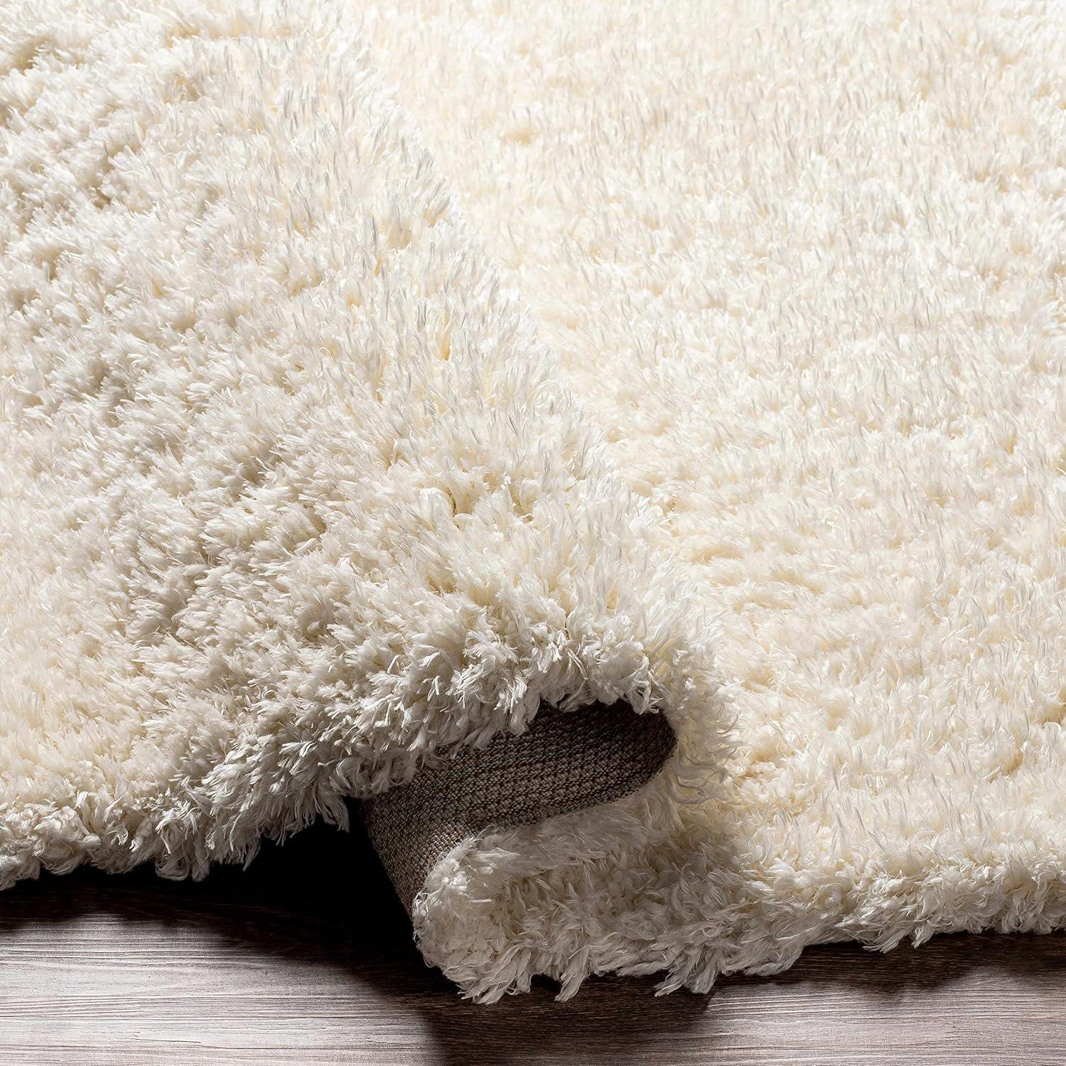 Hauteloom Rectangle Area Rug  Cream