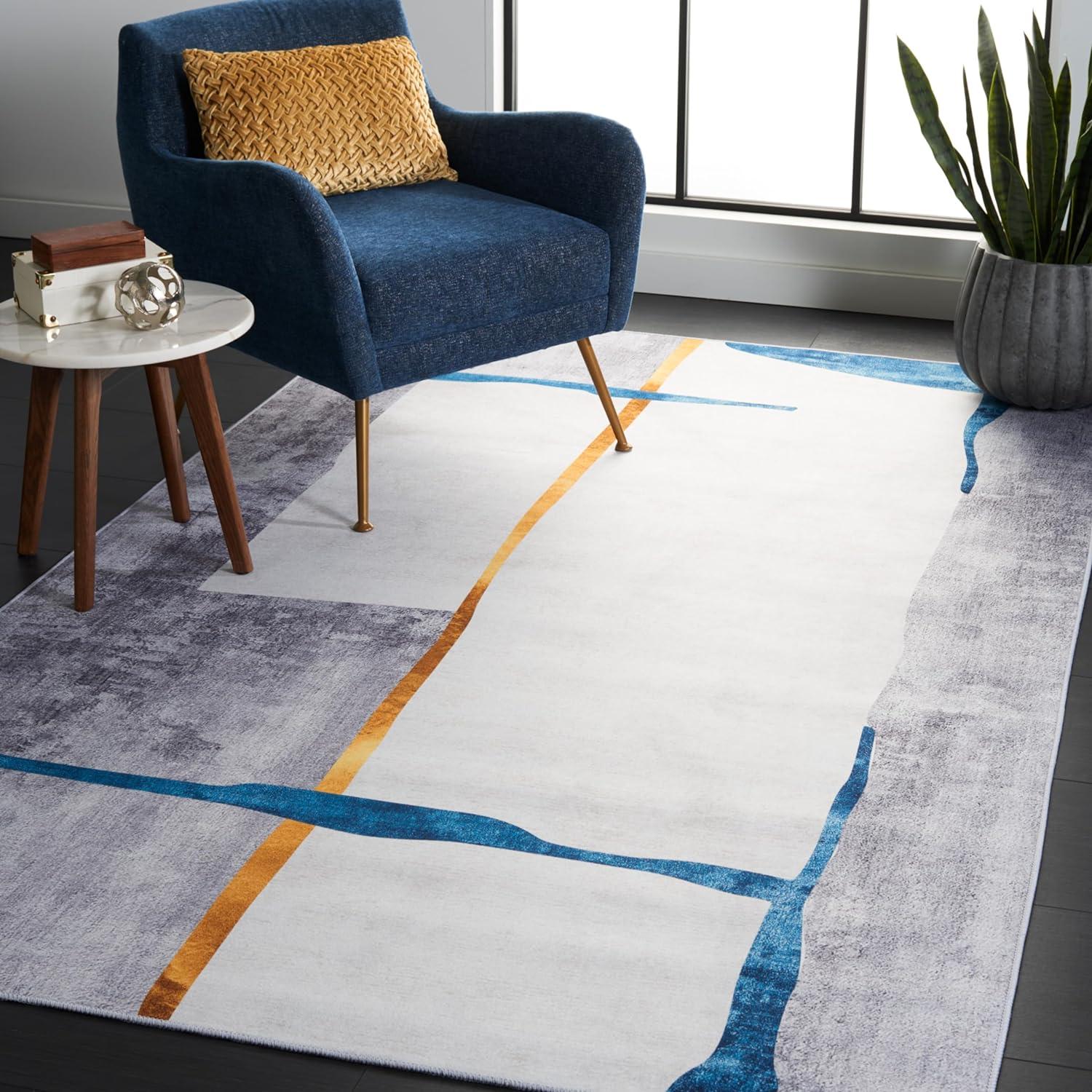 Tacoma TAC820 Power Loomed Machine Washable Area Rug  - Safavieh