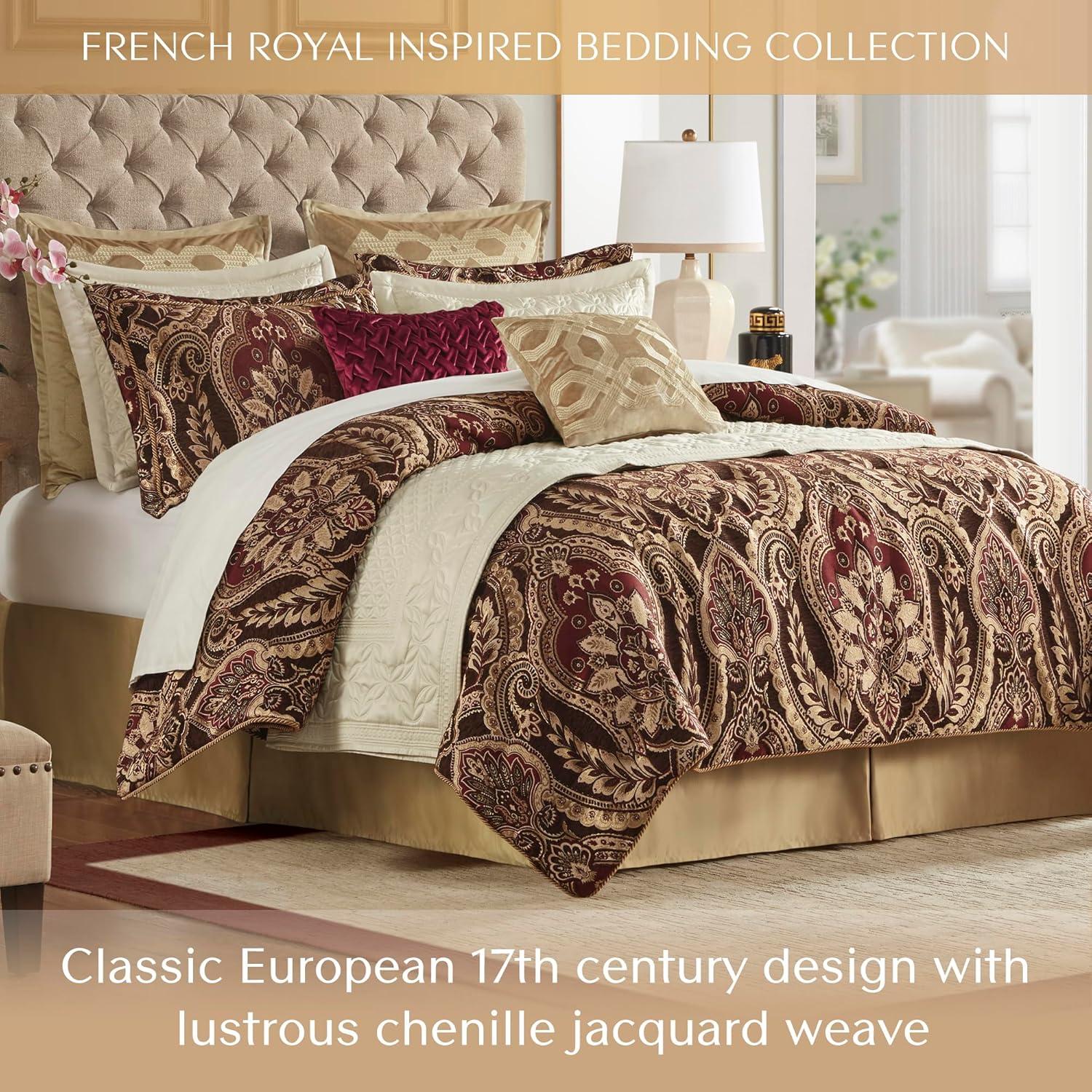 Croscill Croscill Julius 4 Piece Chenille Jacquard Comforter Set