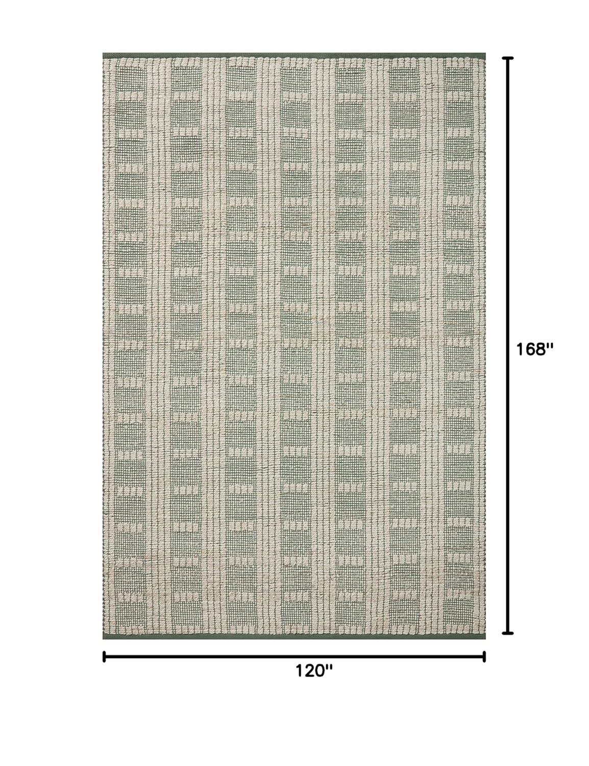 Loloi Angela Rose Colton Collection CON-03 Ivory/Sage 10'-0" x 14'-0", .38" Pile Height, Area Rug