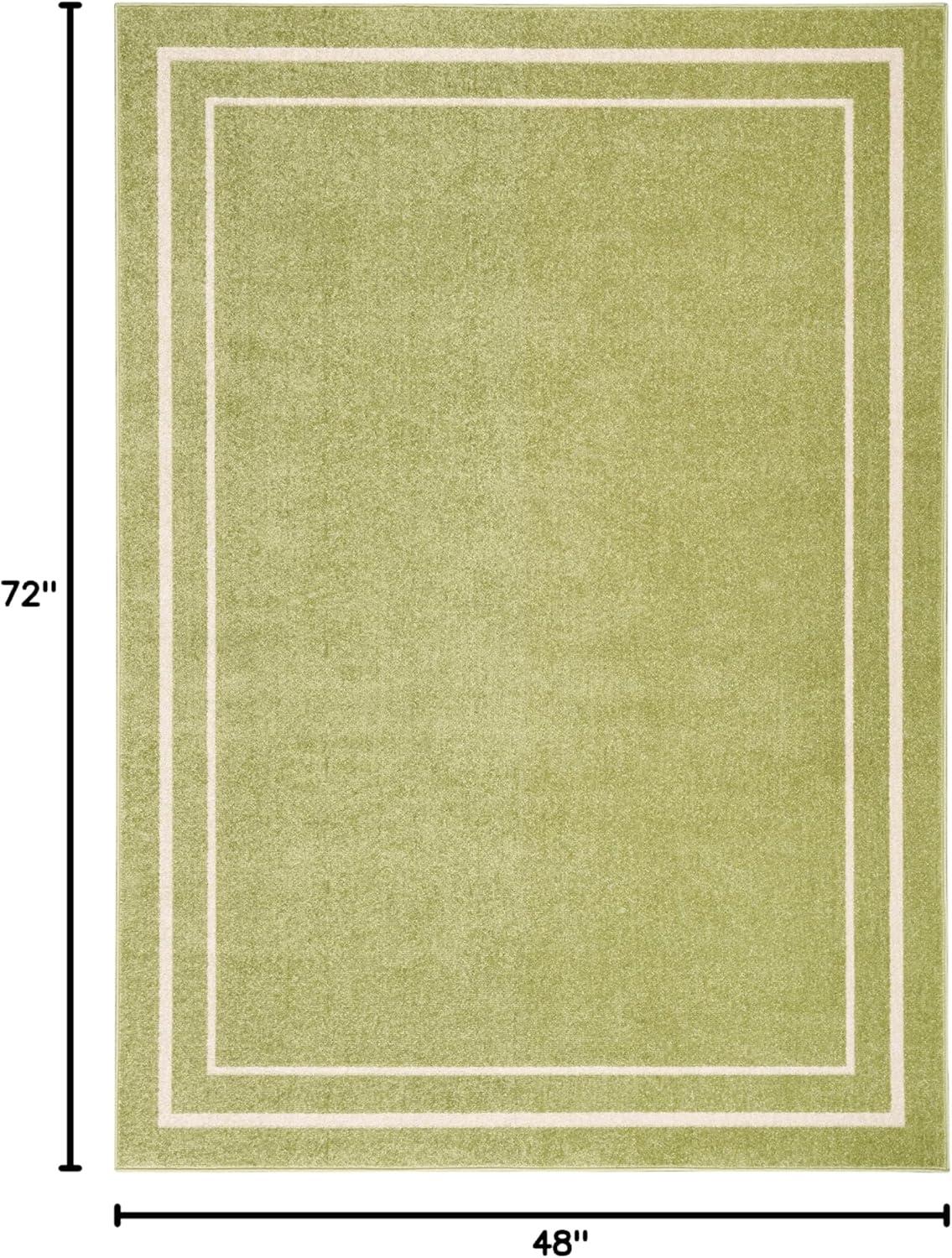 Nourison Essentials Bordered Indoor Outdoor Area Rug