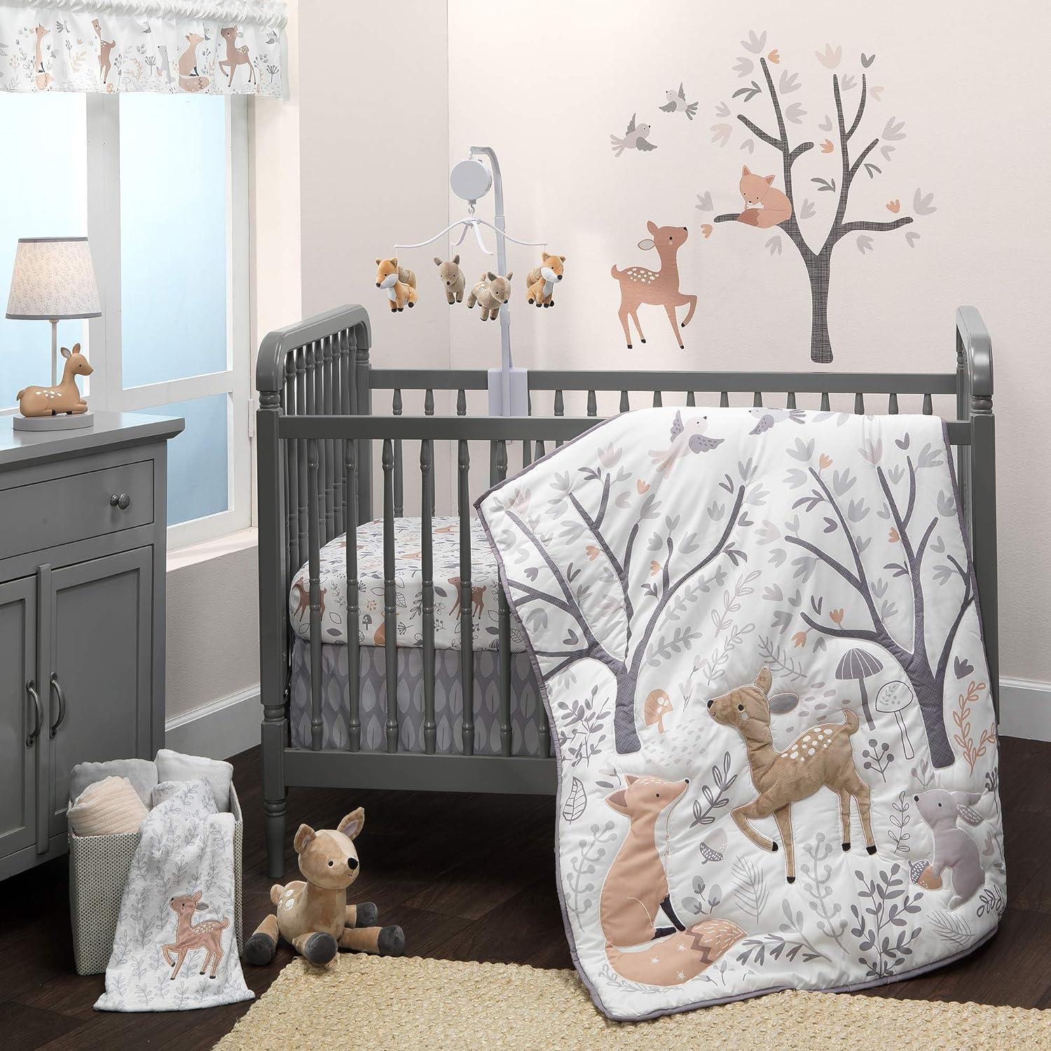 Bedtime Originals Deer Park 100% Soft Polyester Stroller Blanket