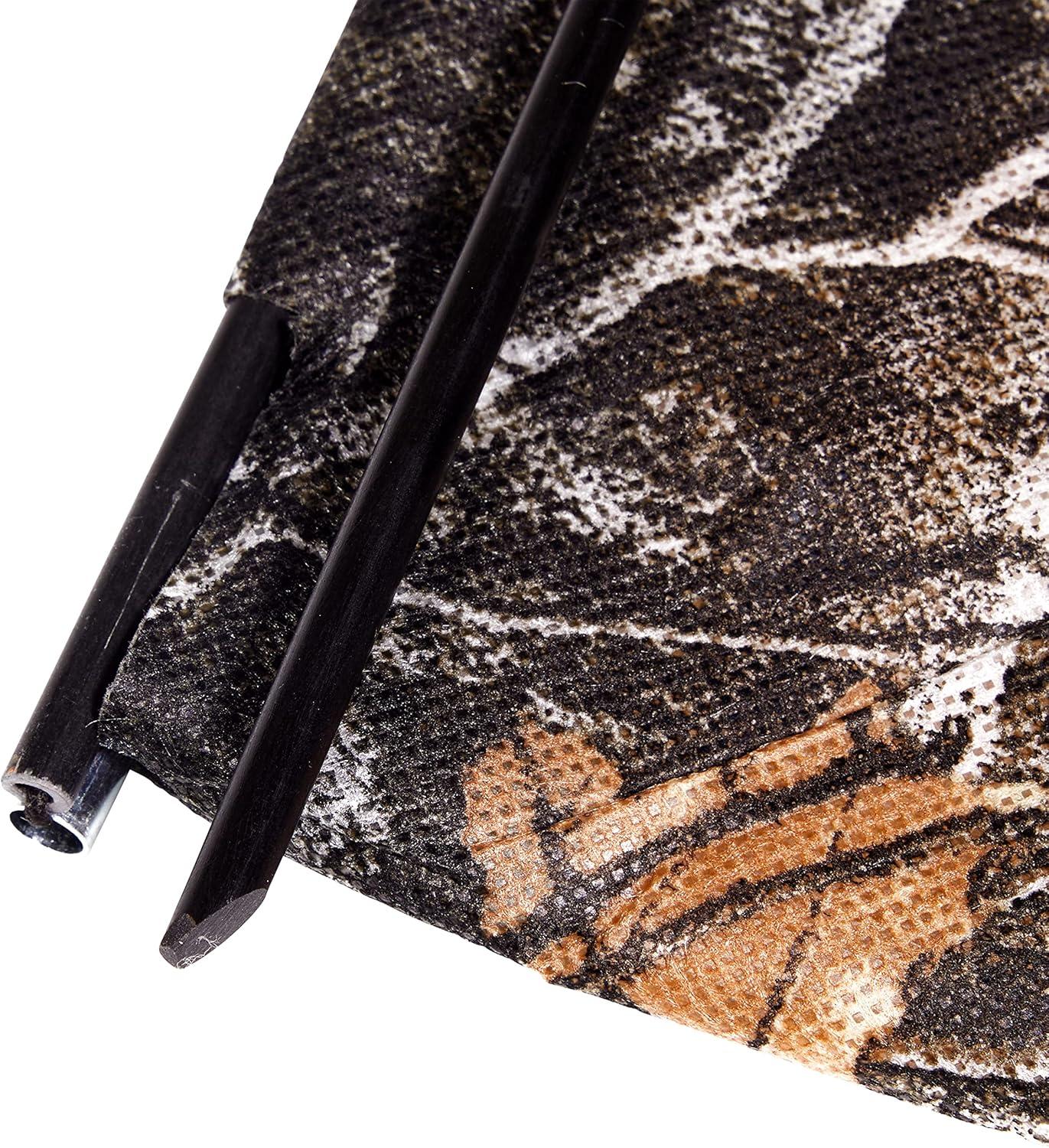 Allen Company Portable Ground Blind for Turkey and Deer Hunting - Outdoor Shooting Gear - Comes with Stakes for Easy Set Up - Realtree Edge Camo - 10" L x 27" H