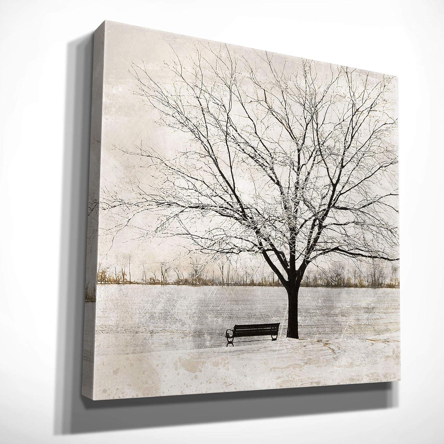 Wexford Home Eugene Tava 'Lonely Tree' Canvas Wall Art 24X24