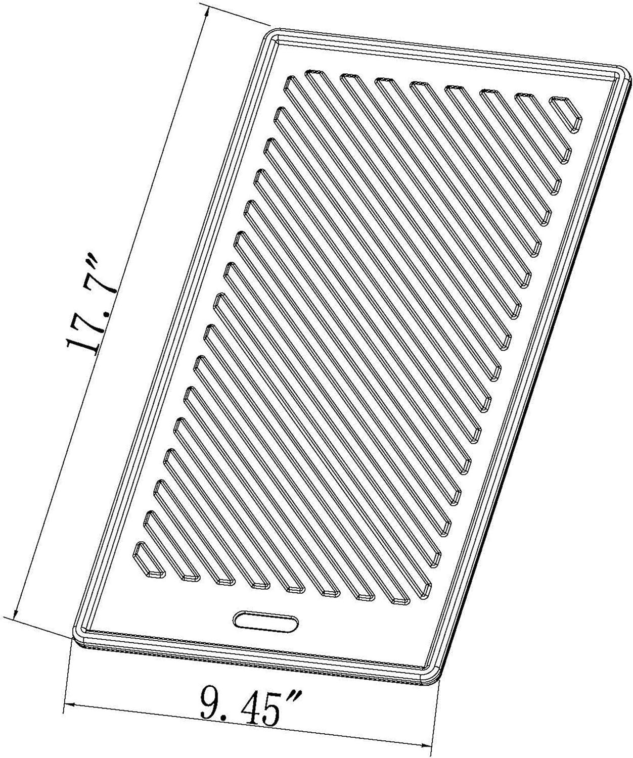 Monument Grills Reversible Cast Iron Cooking Plate