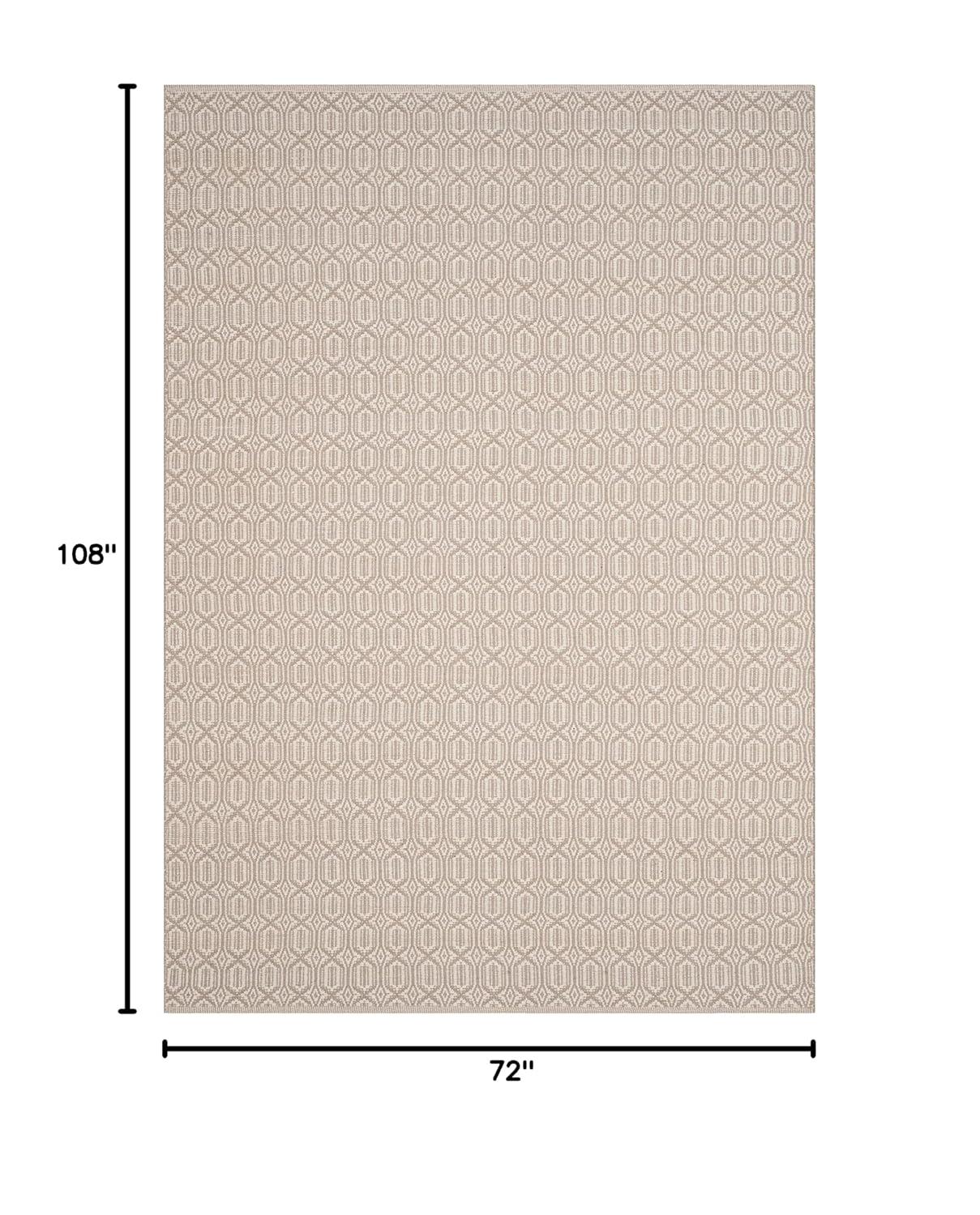 Montauk MTK333 Hand Woven Indoor Area Rug - Ivory/Grey - 6'x9' - Safavieh.