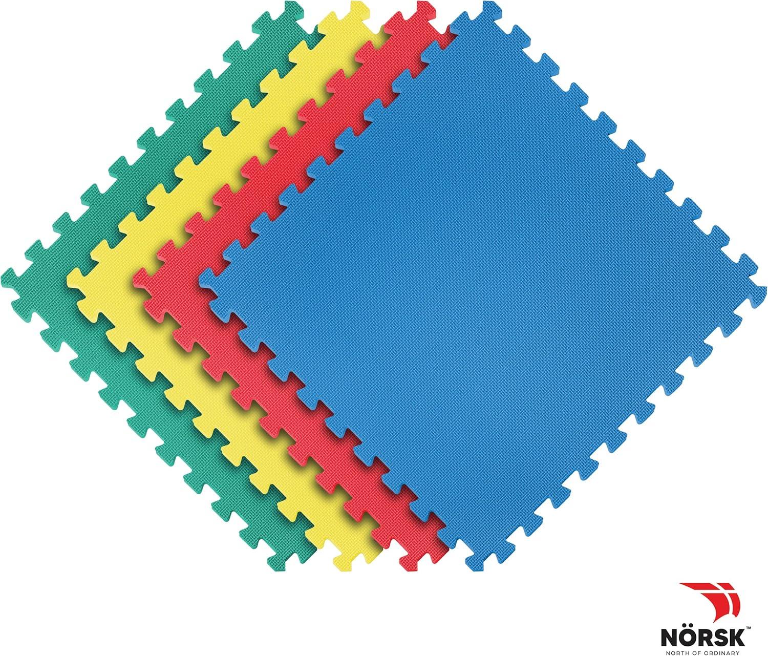 Multicolor EVA Foam Interlocking Kids Play Mat Tiles