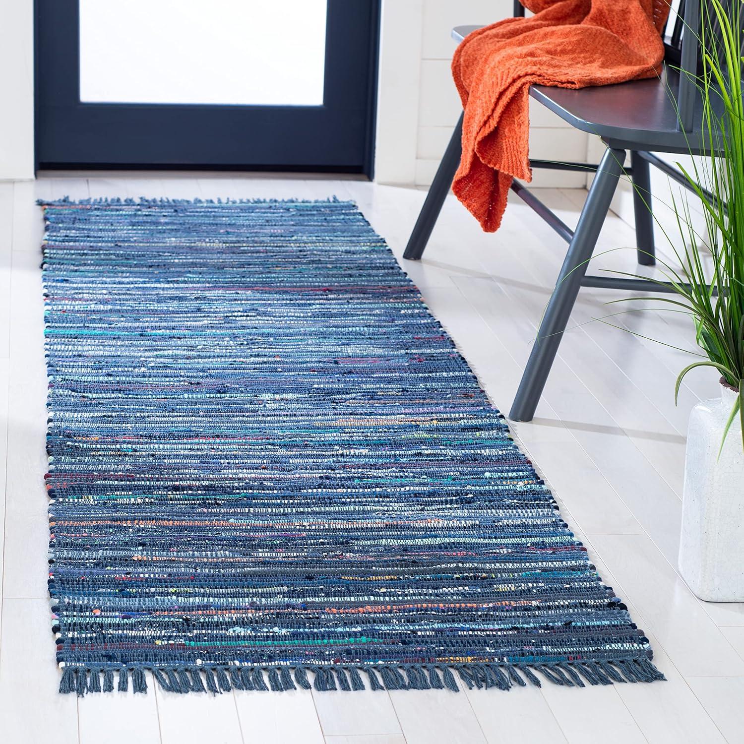 Rag Area Rug RAR121 Hand Woven Area Rug  - Safavieh