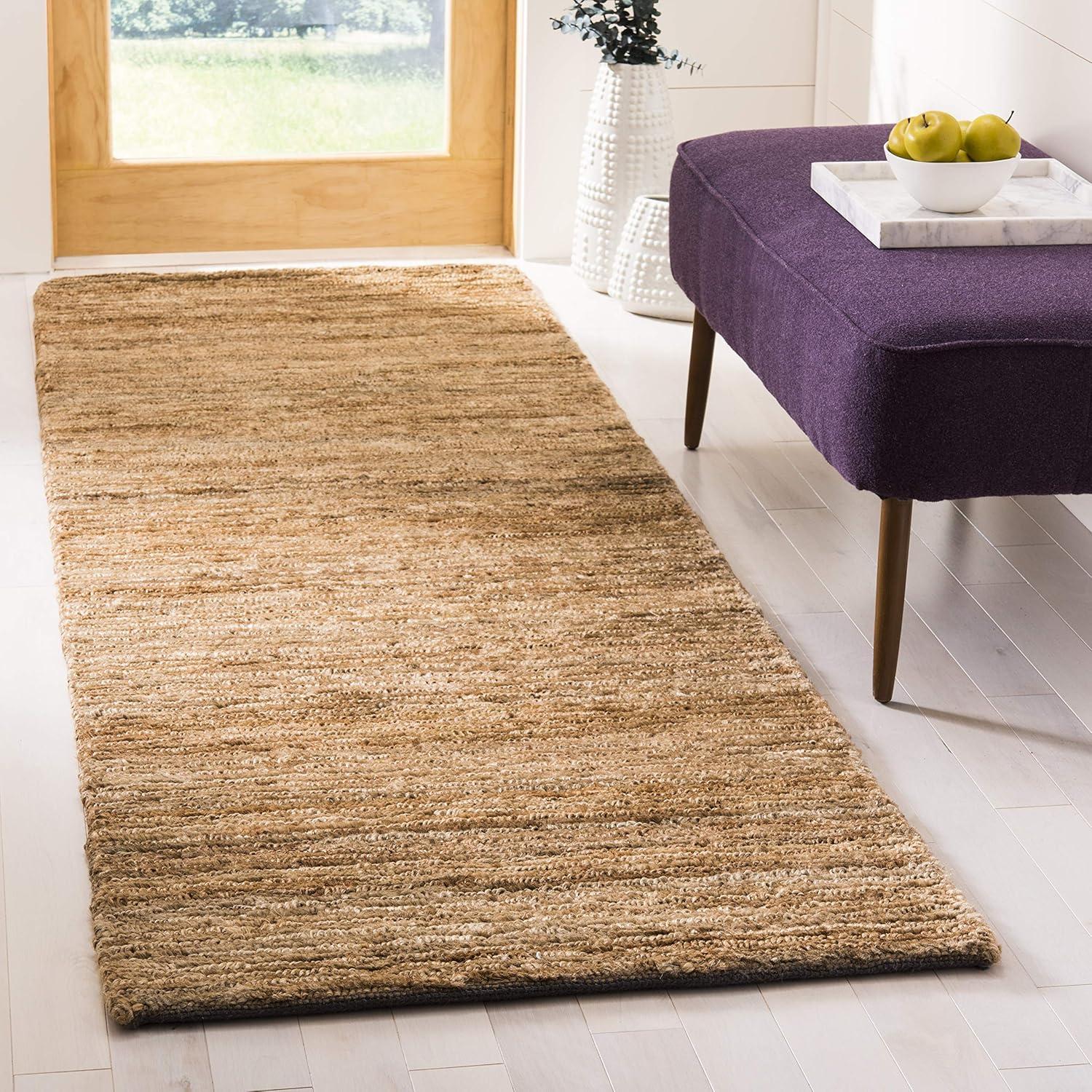 Handmade Natural Jute Rectangular 4' x 6' Rug