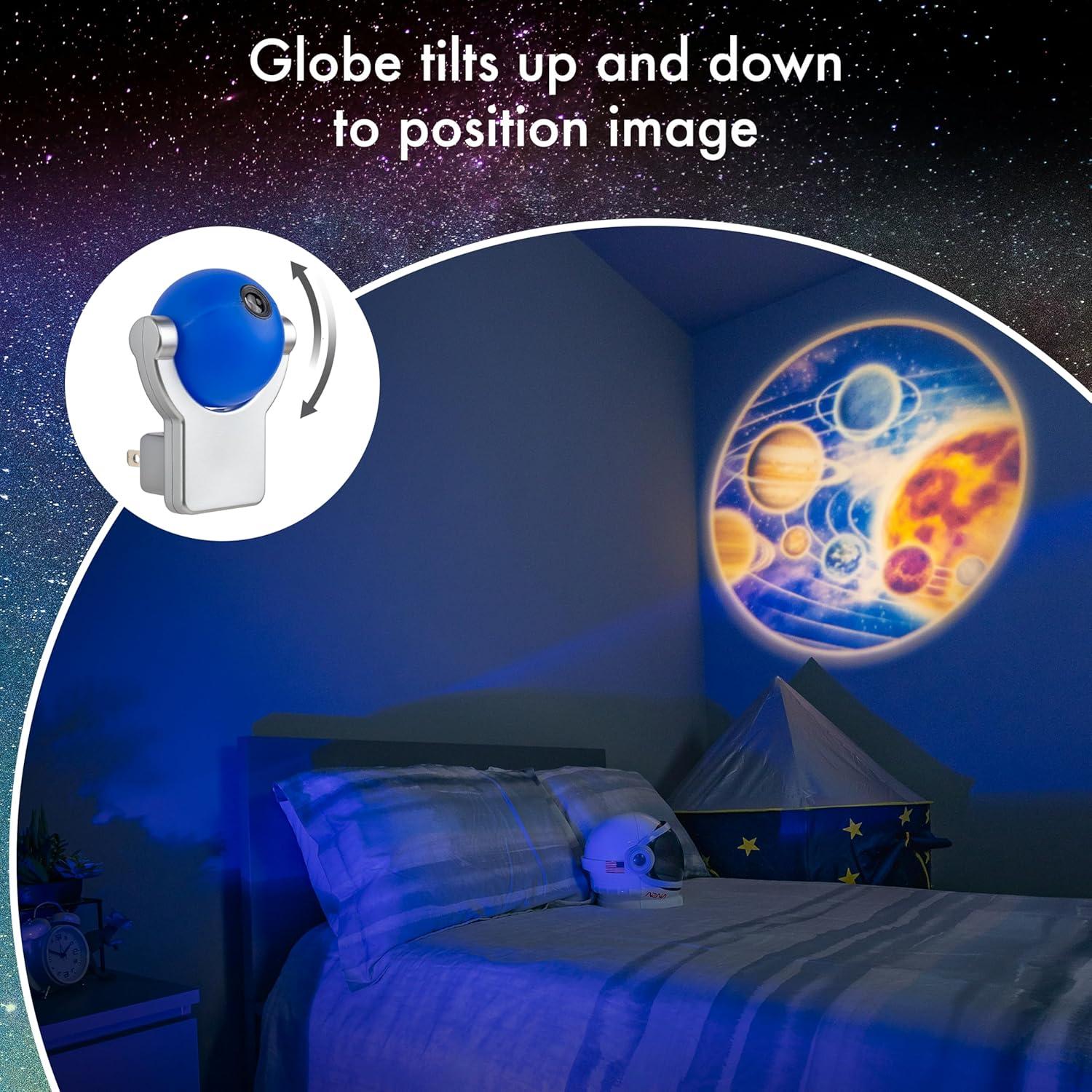 Projectables Solar System LED Plug-in Night Light, 3.5in, 2.8in – 11282