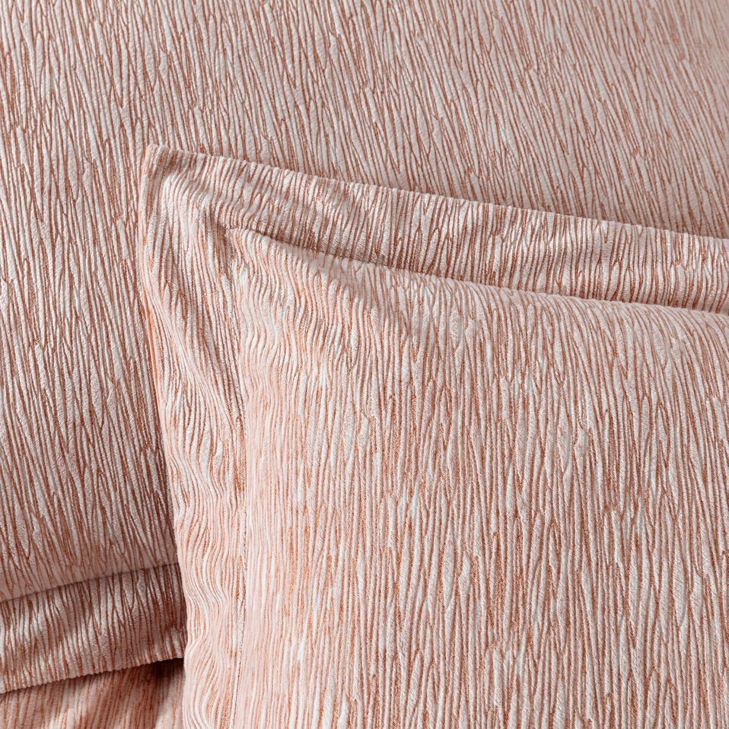 Velvet Textured Comforter Set