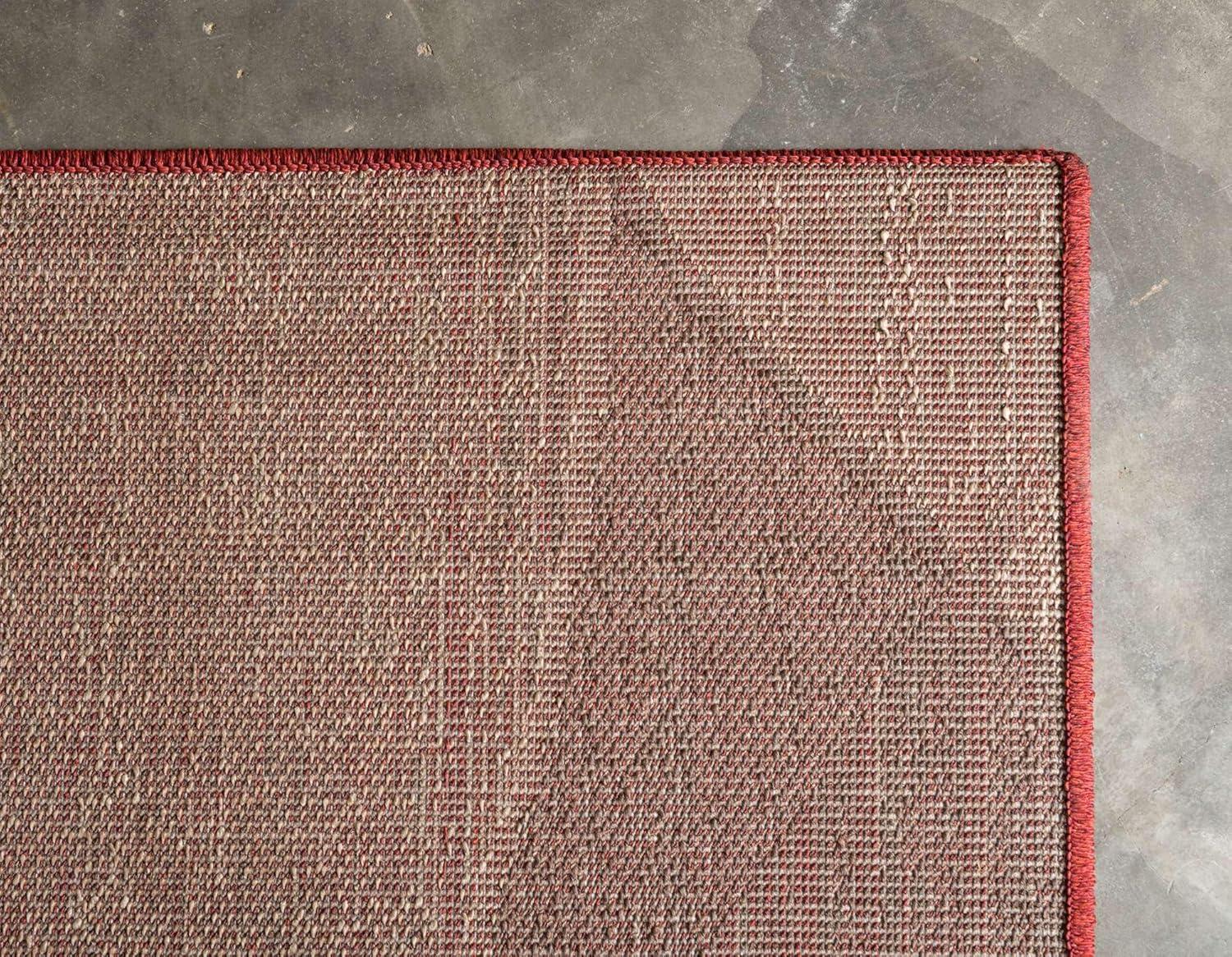 Unique Loom Autumn Collection Area Rug - Plantation (5' 3" x 8' Rectangle Multi/Beige)