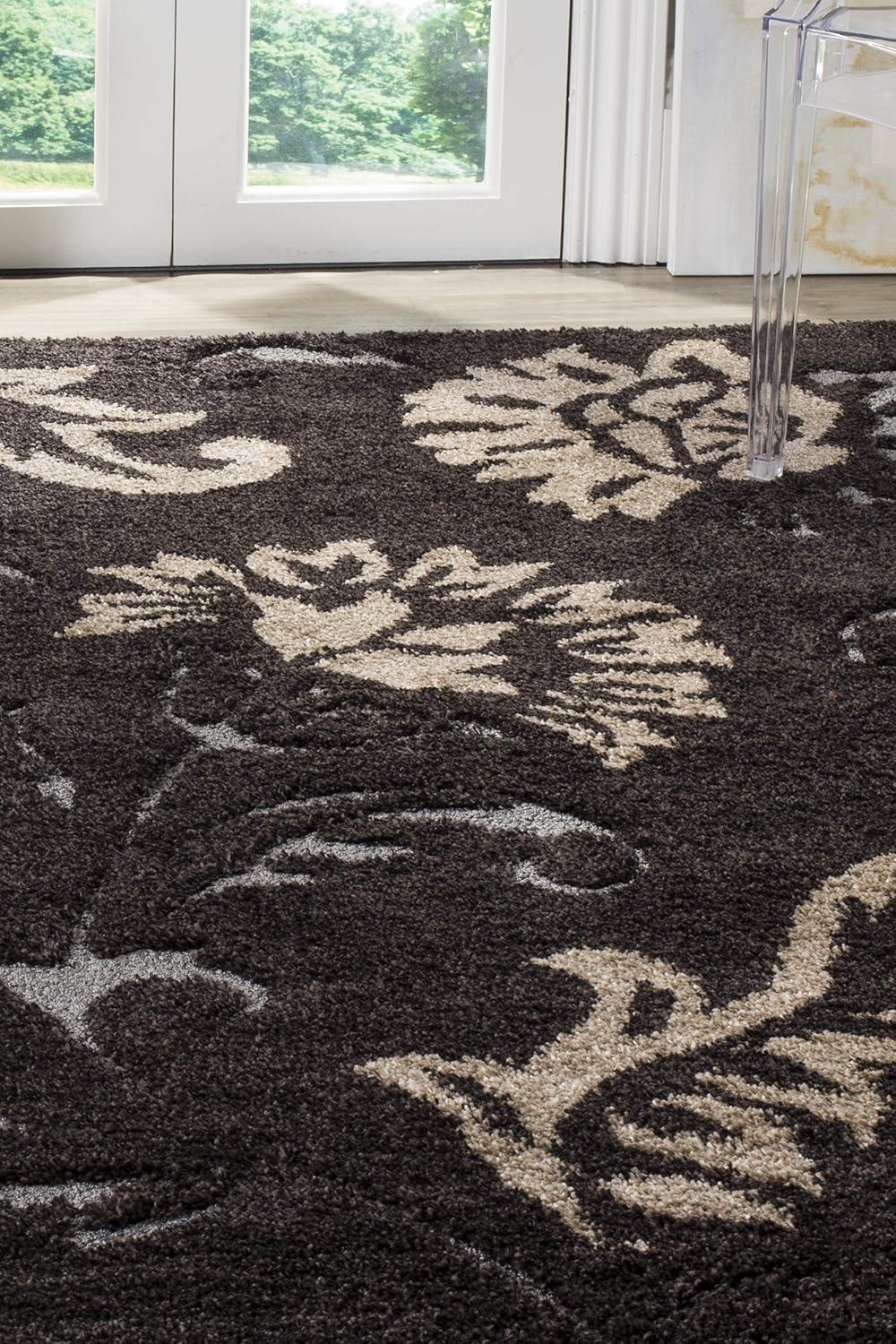 Florida Shag SG463 Power Loomed Rugs - Safavieh