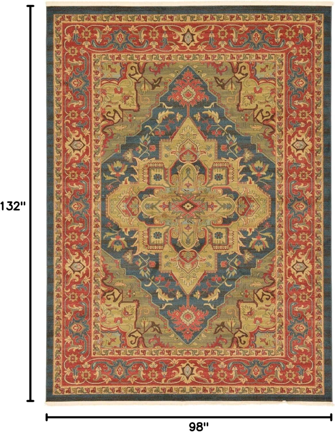 Unique Loom 8' 0 x 11' 0 Red Sahand Arsaces Area Rug