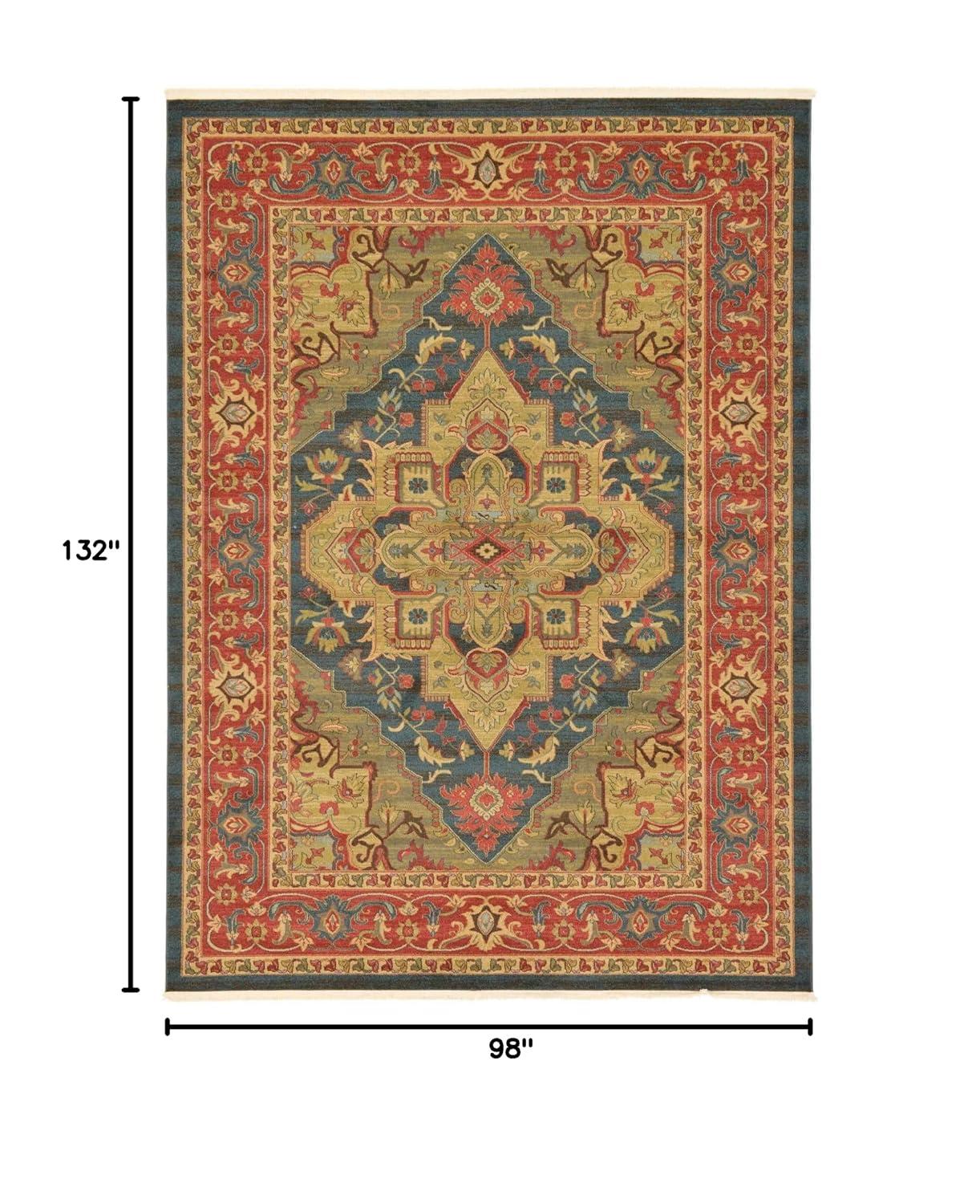 Unique Loom 8' 0 x 11' 0 Red Sahand Arsaces Area Rug