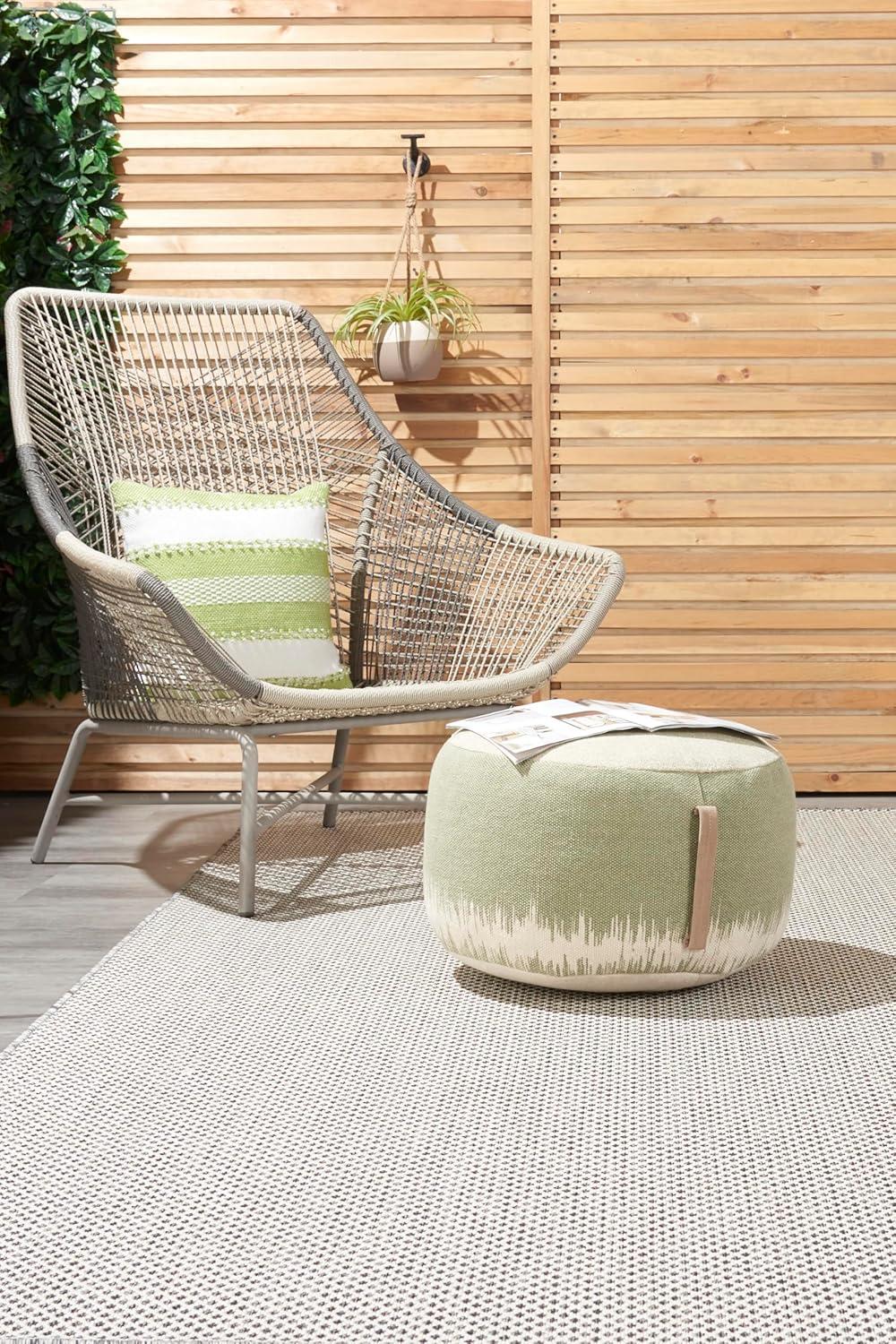 Nourison Courtyard Geometric Indoor / Outdoor Rug