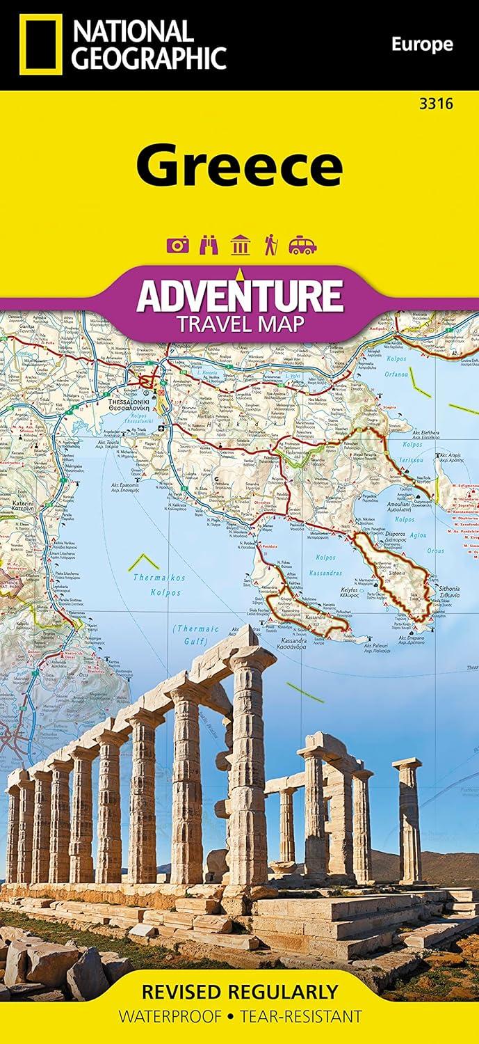 National geographic adventure travel maps: greece adventure travel map (other): 9781566956215