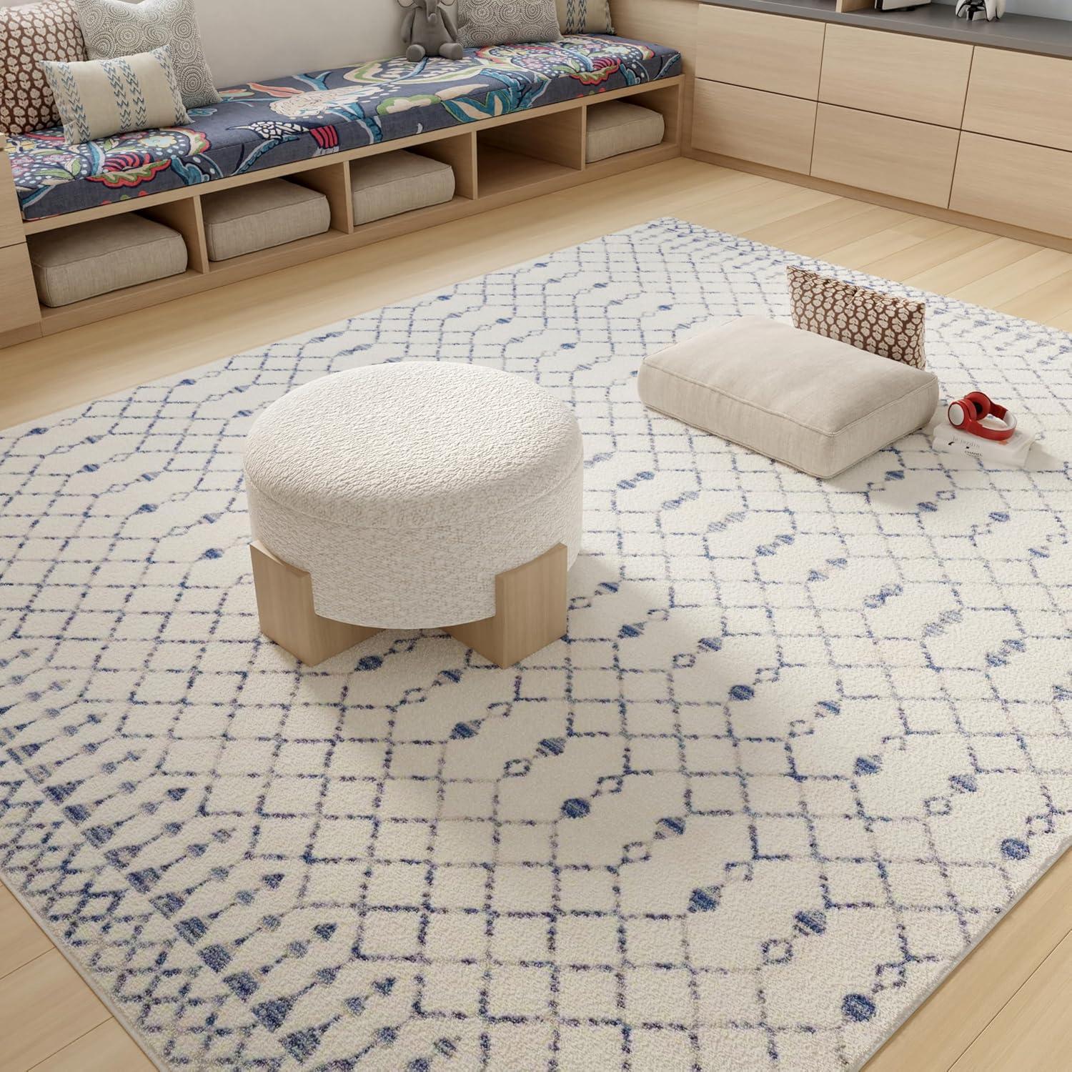 Nourison Whimsicle WHS02 Indoor only Area Rug - Ivory 6' x 9'