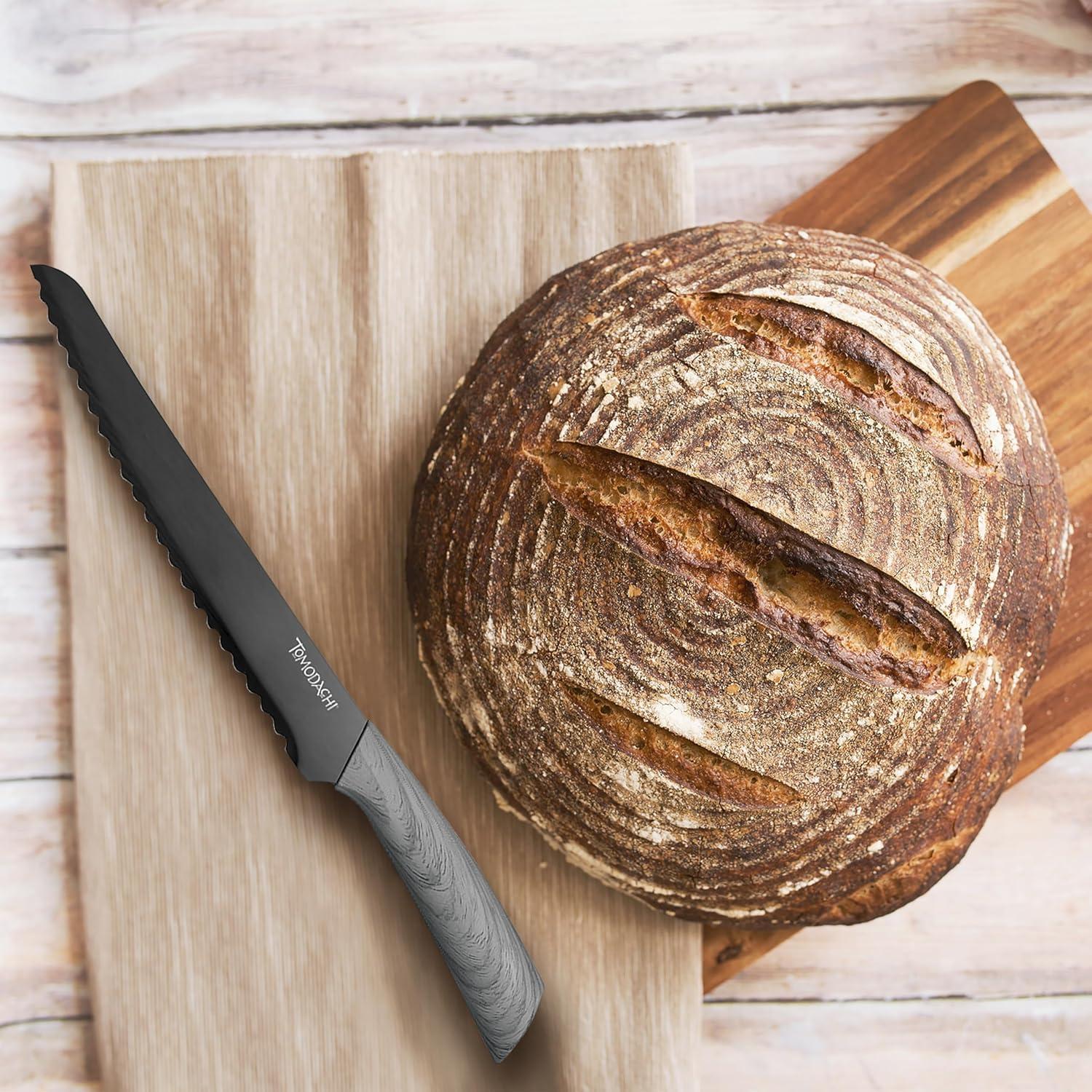 Tomodachi Raintree Ash 13 Piece Cutlery Knife Block Set