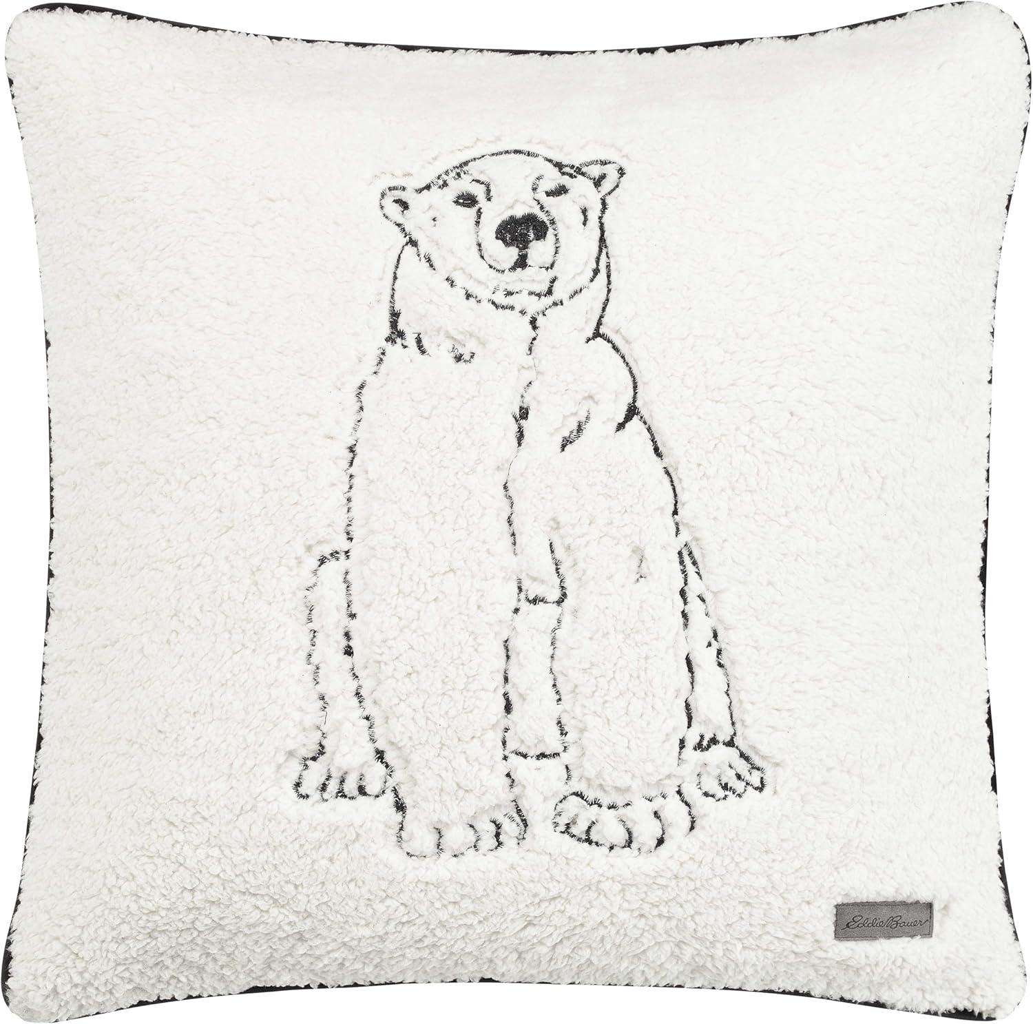 Eddie Bauer Eddie Bauer Cozy Polar Bear Throw Pillow